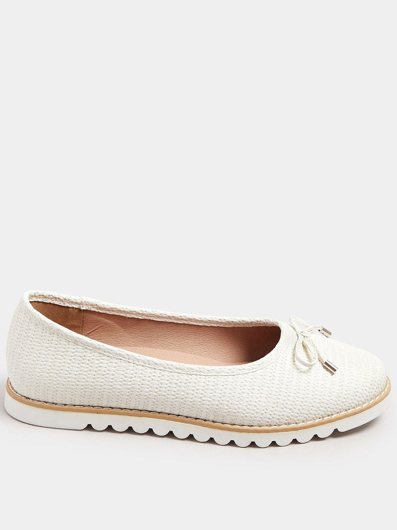 yours-extra-wide-fit-woven-ballet-pump-natural