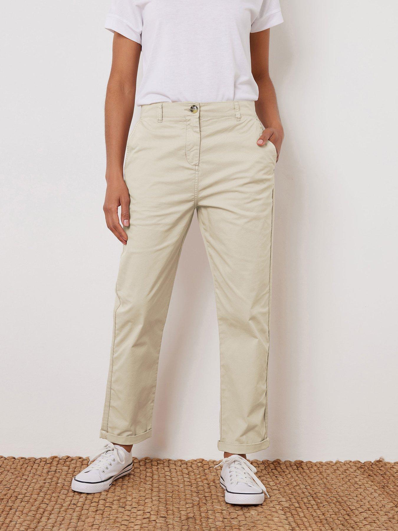 undefined Petite Chino Trouser - Natural