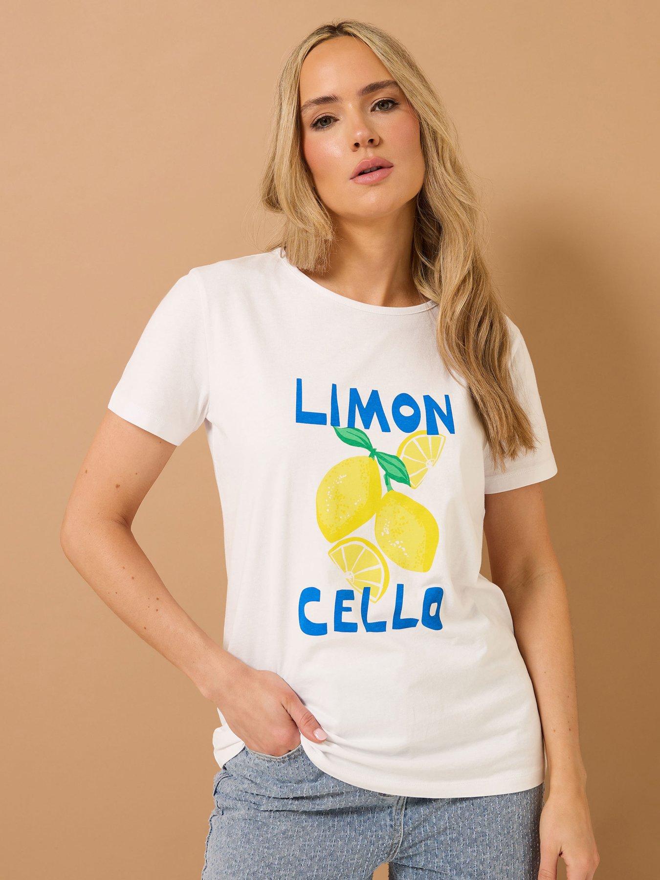undefined Limoncello Placement Print T-Shirt - White