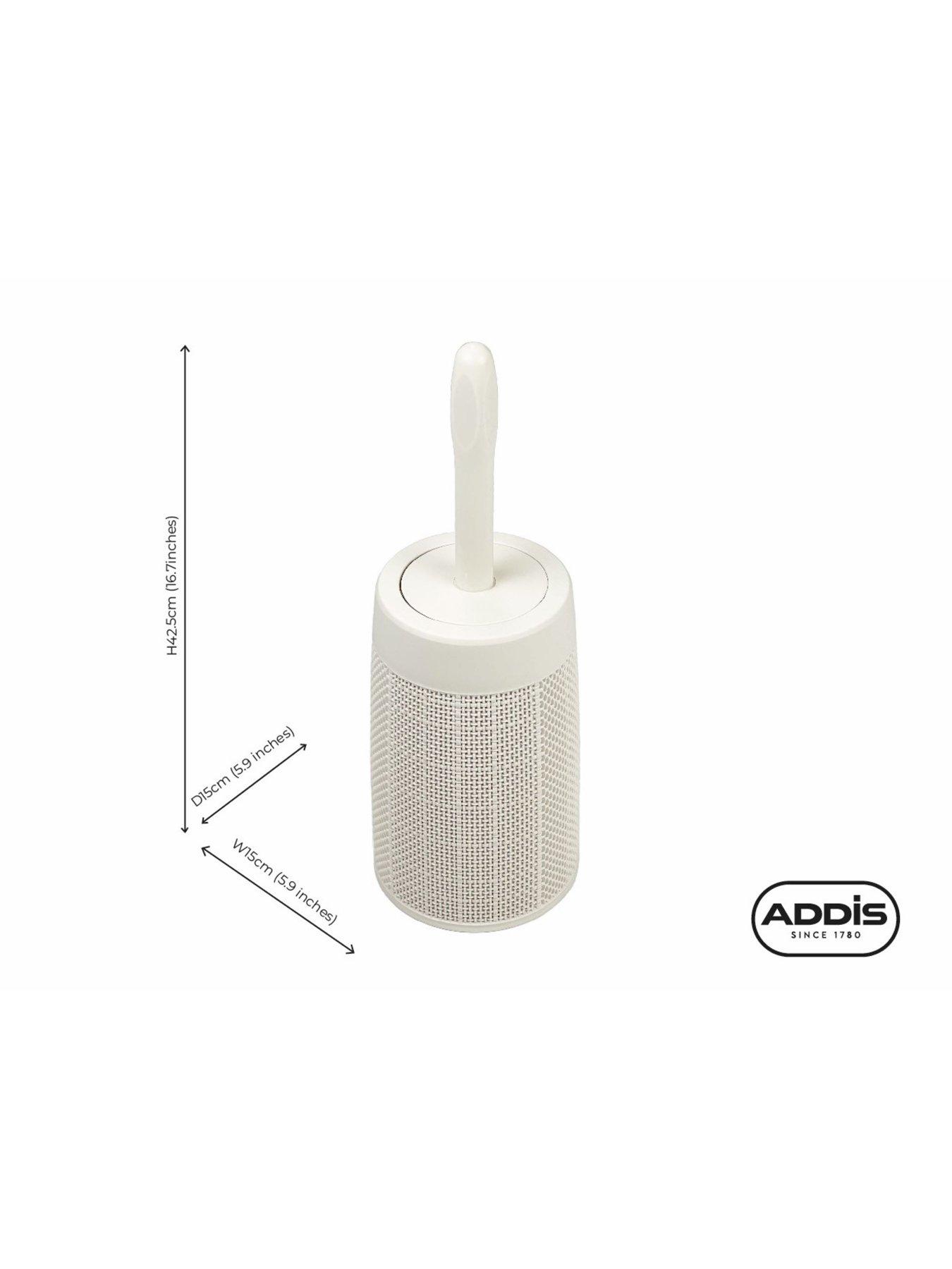 Image 5 of 6 of Addis Hessian Dispensing Toilet Brush with Holder &ndash; White