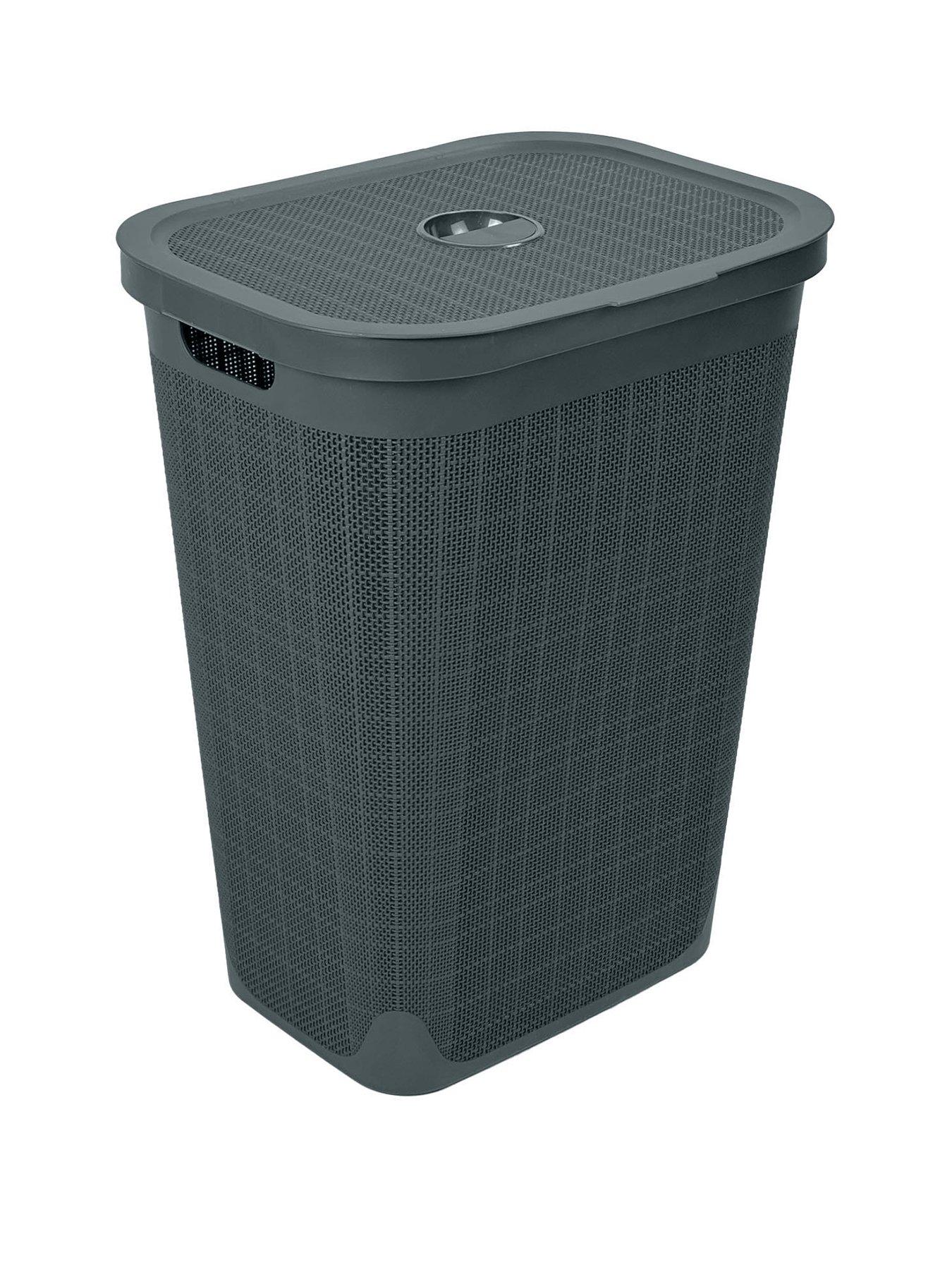 Addis Hessian-Effect 60-Litre Laundry Hamper