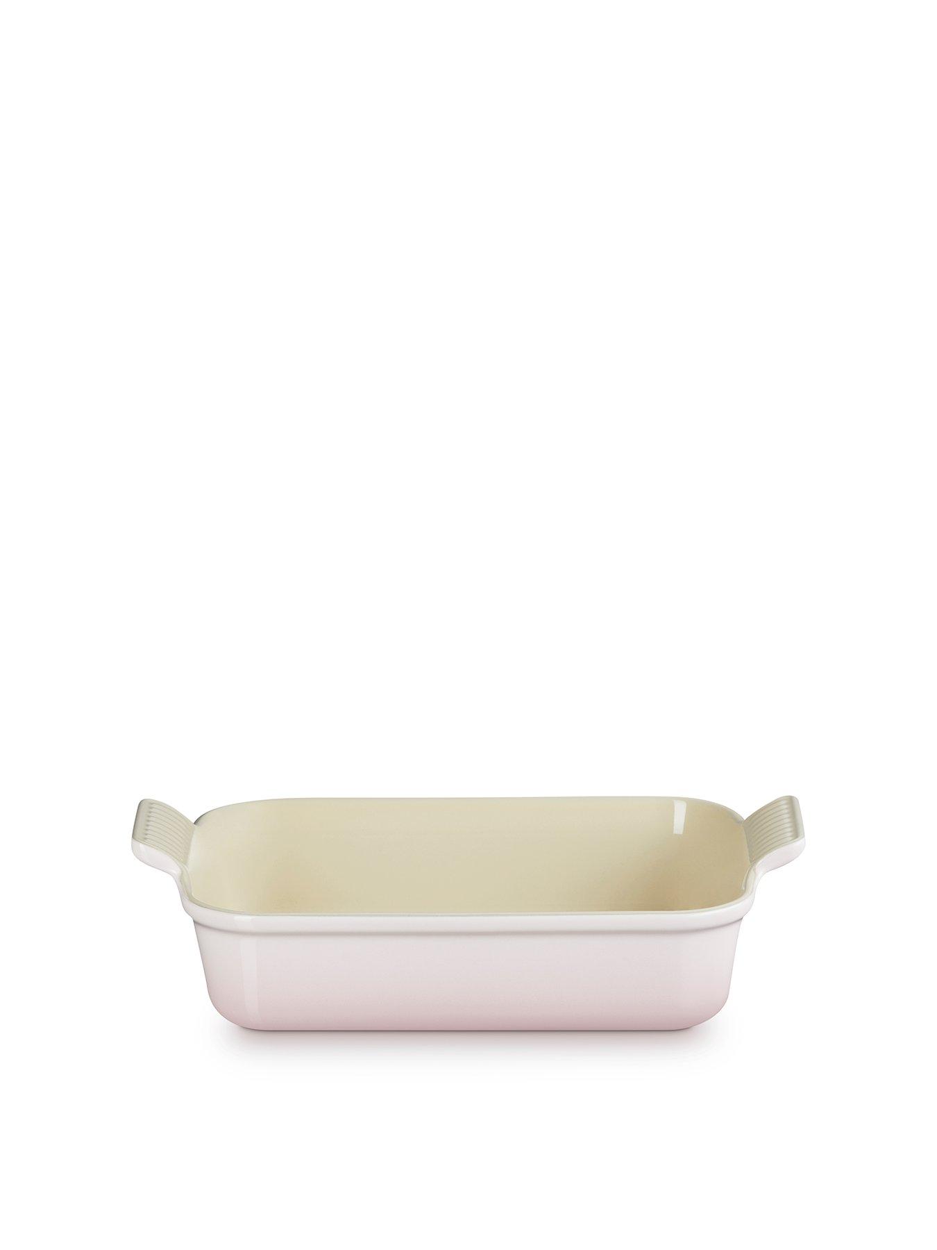 Image 2 of 5 of Le Creuset Heritage Stoneware 26 cm Deep Rectangular Dish - Pink