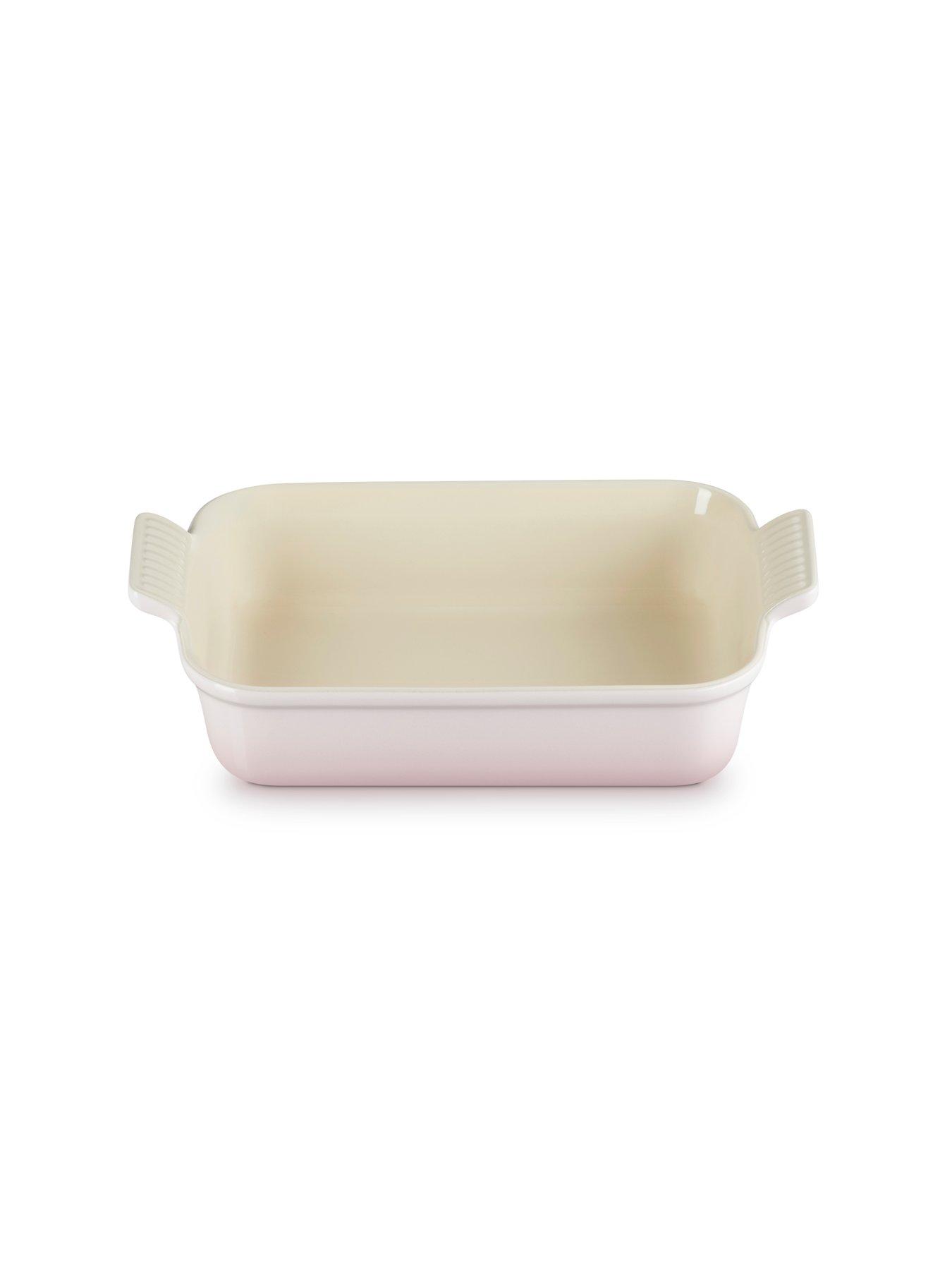 Image 3 of 5 of Le Creuset Heritage Stoneware 26 cm Deep Rectangular Dish - Pink
