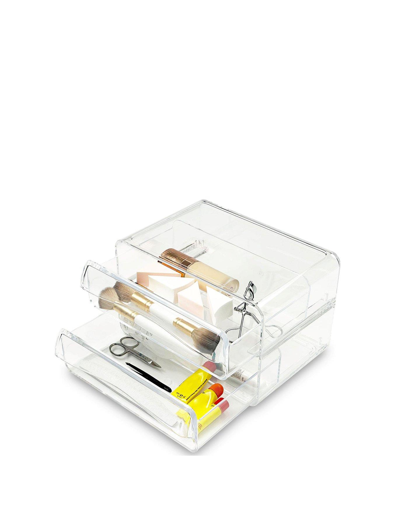 Addis Stackable Cosmetic 2 Drawer Organiser