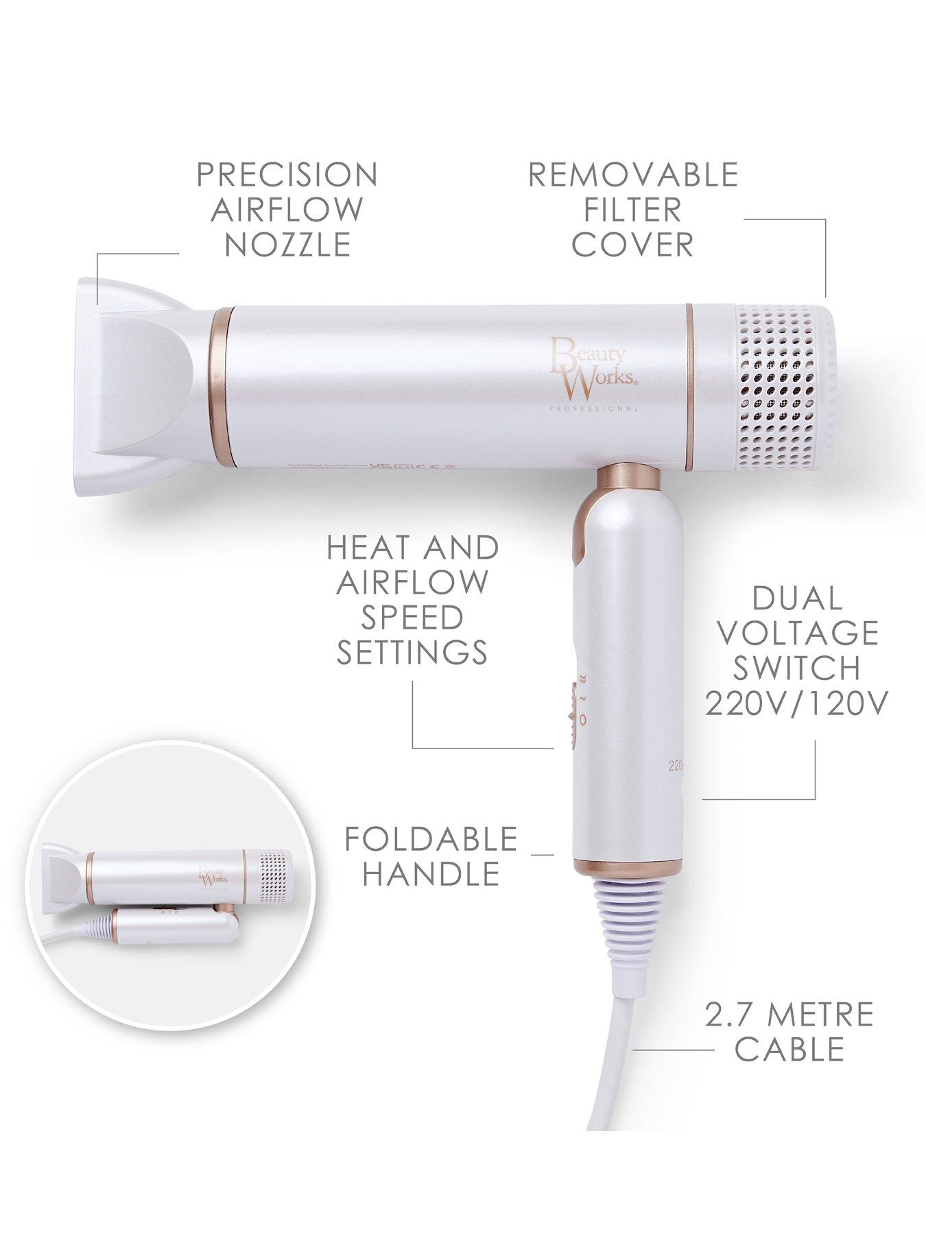 Image 4 of 6 of Beauty Works AERIS Travel Hair Dryer