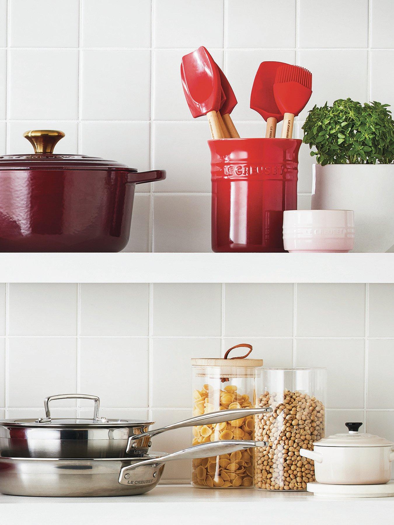 Image 1 of 4 of Le Creuset Utensil Jar With 4 X Craft Tools