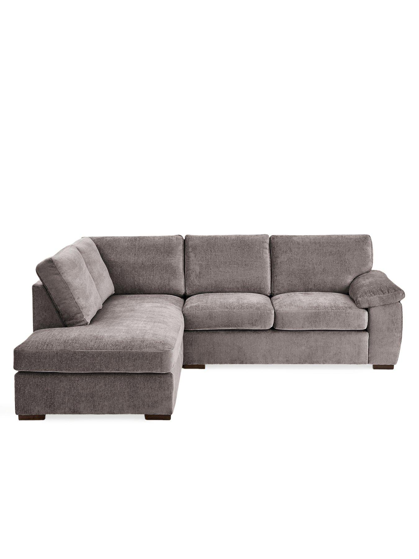 Image 3 of 7 of The Very Collection Salerno Standard Seater Fabric Left Hand Corner Chaise Sofa - Grey - FSC&reg; Certified