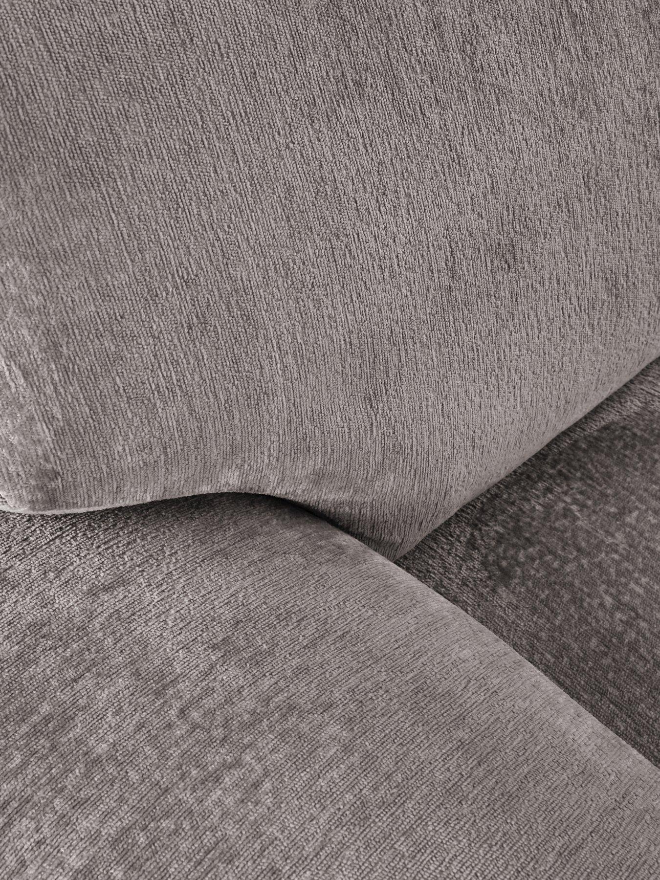 Image 6 of 7 of The Very Collection Salerno Standard Seater Fabric Left Hand Corner Chaise Sofa - Grey - FSC&reg; Certified