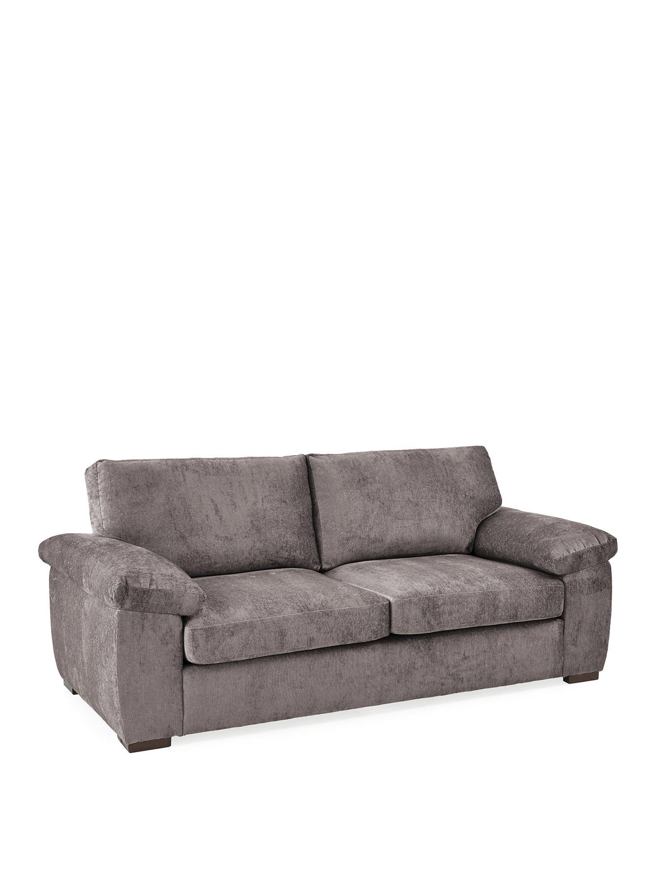 Image 3 of 7 of Very Home Salerno&nbsp;Standard Fabric&nbsp;3 Seater&nbsp;Sofa - Grey - FSC&reg; Certified