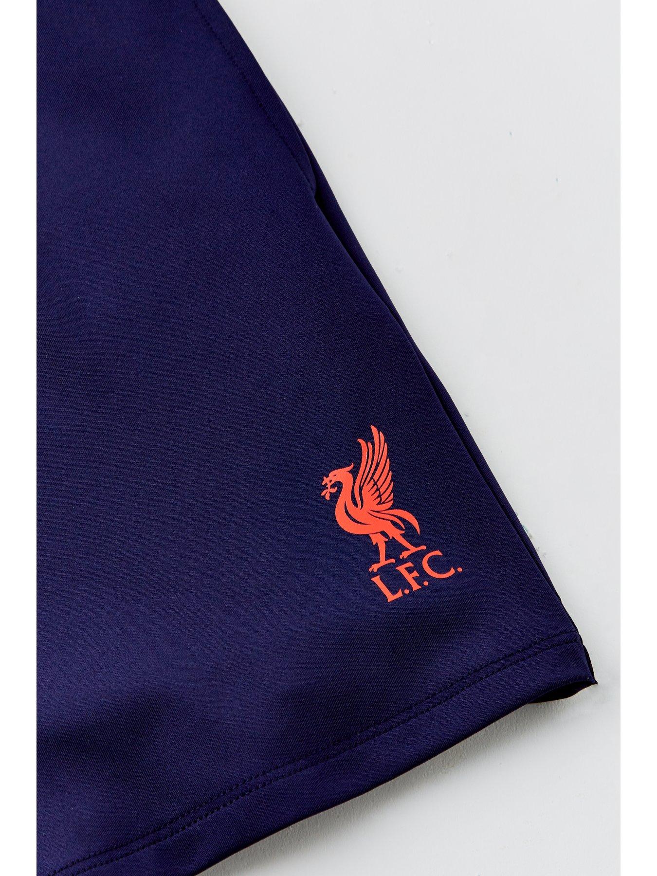 Image 4 of 4 of Liverpool FC Junior Logo Shorts - Navy