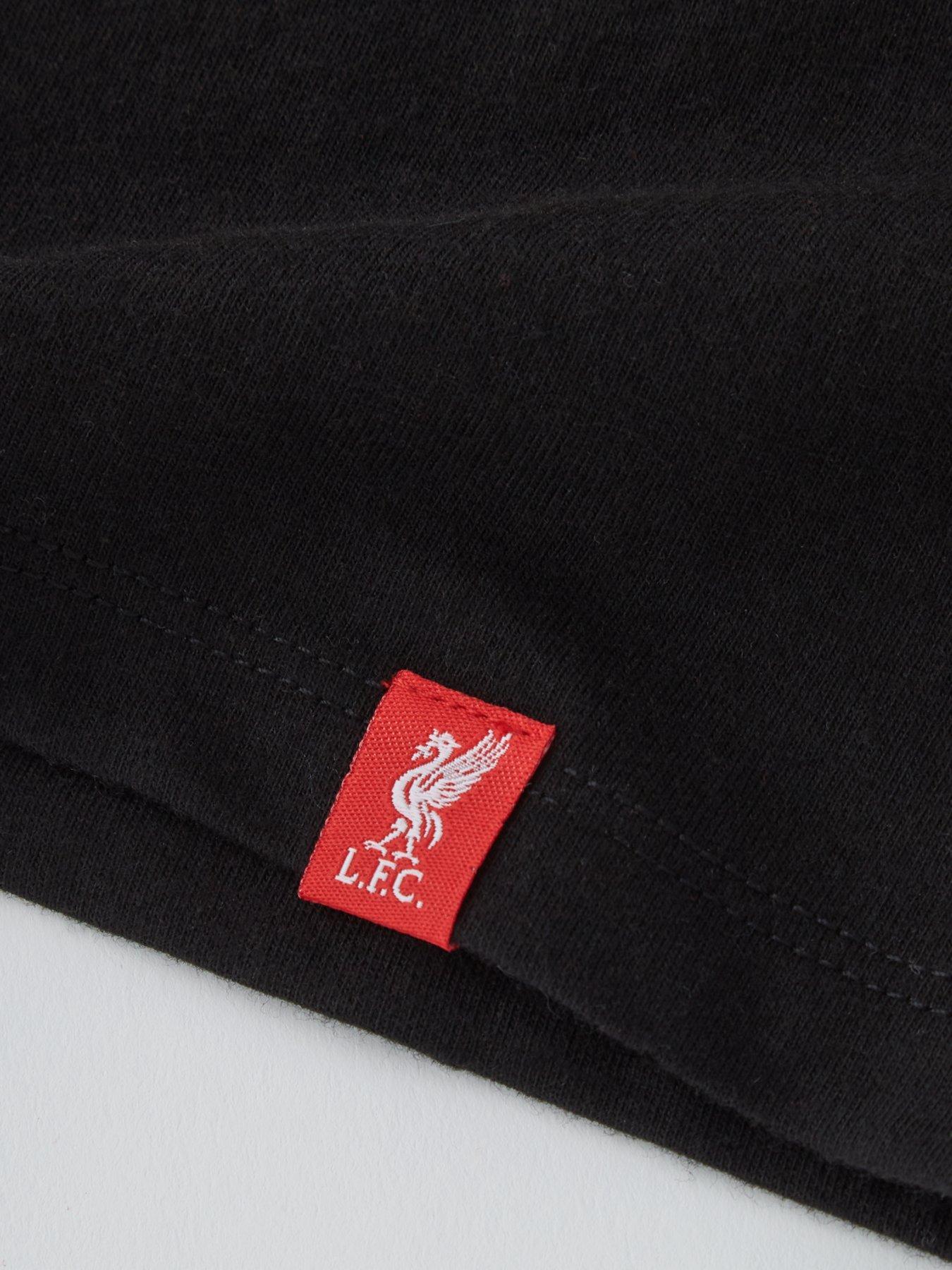 Liverpool FC Junior Short Sleeve YNWA T-shirt - Black | Very