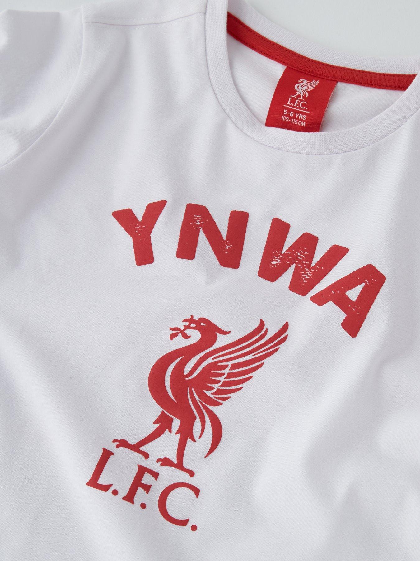 Image 4 of 4 of Liverpool FC Junior Short Sleeve YNWA T-shirt - White