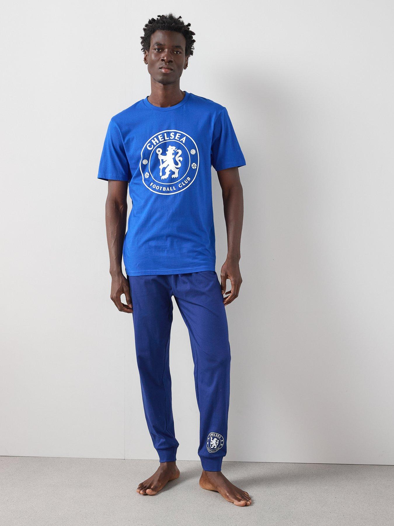 Image 3 of 5 of Chelsea FC Short Sleeve Pyjama Set - Blue