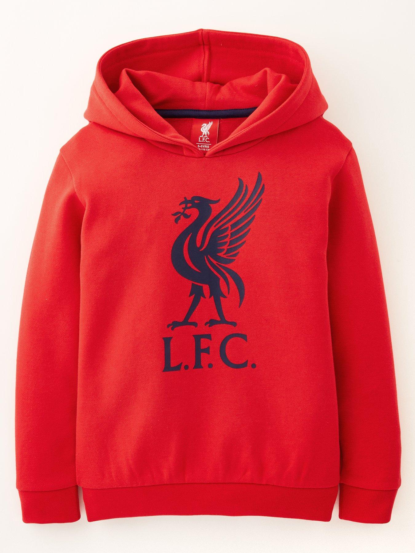 undefined Junior Liverbird Hoodie - Red