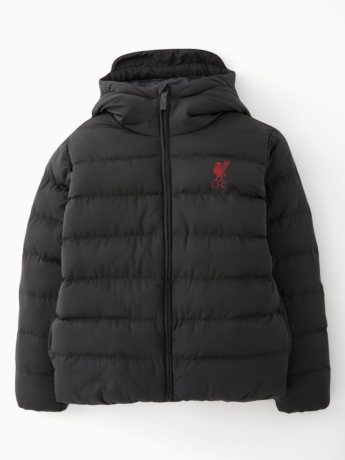Liverpool FC Junior Puffer Jacket - Grey