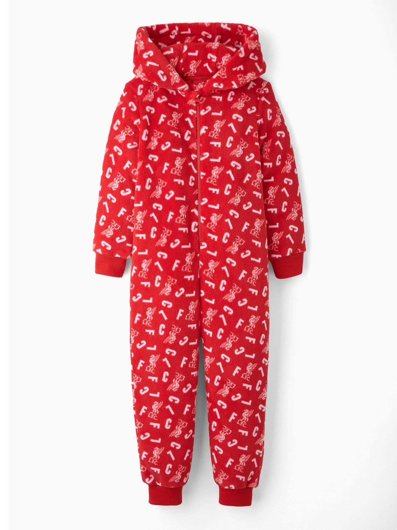 Liverpool FC Unisex All Over Print All-In-One - Red