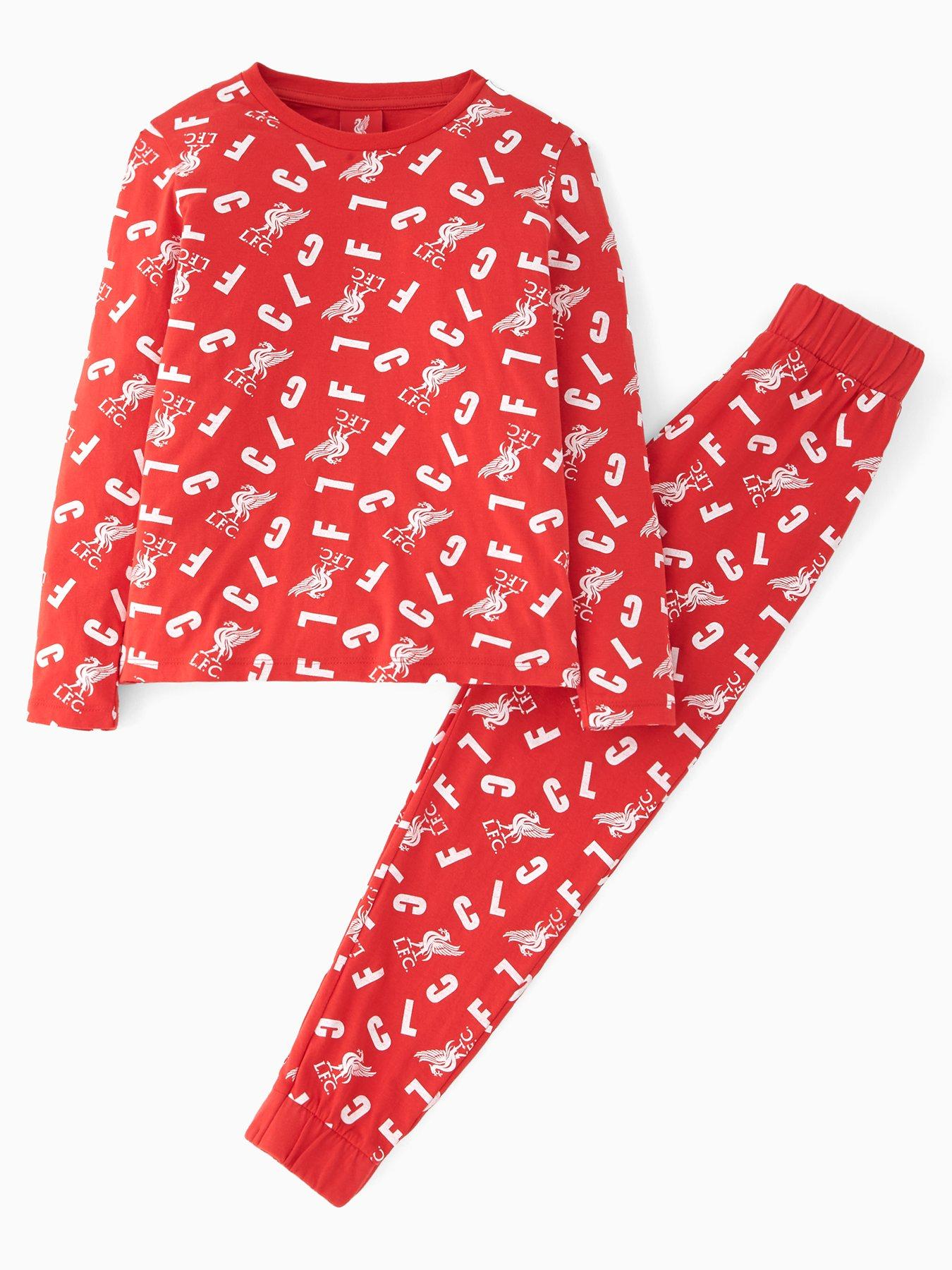 Liverpool FC Junior Long Sleeve Pyjamas - Red