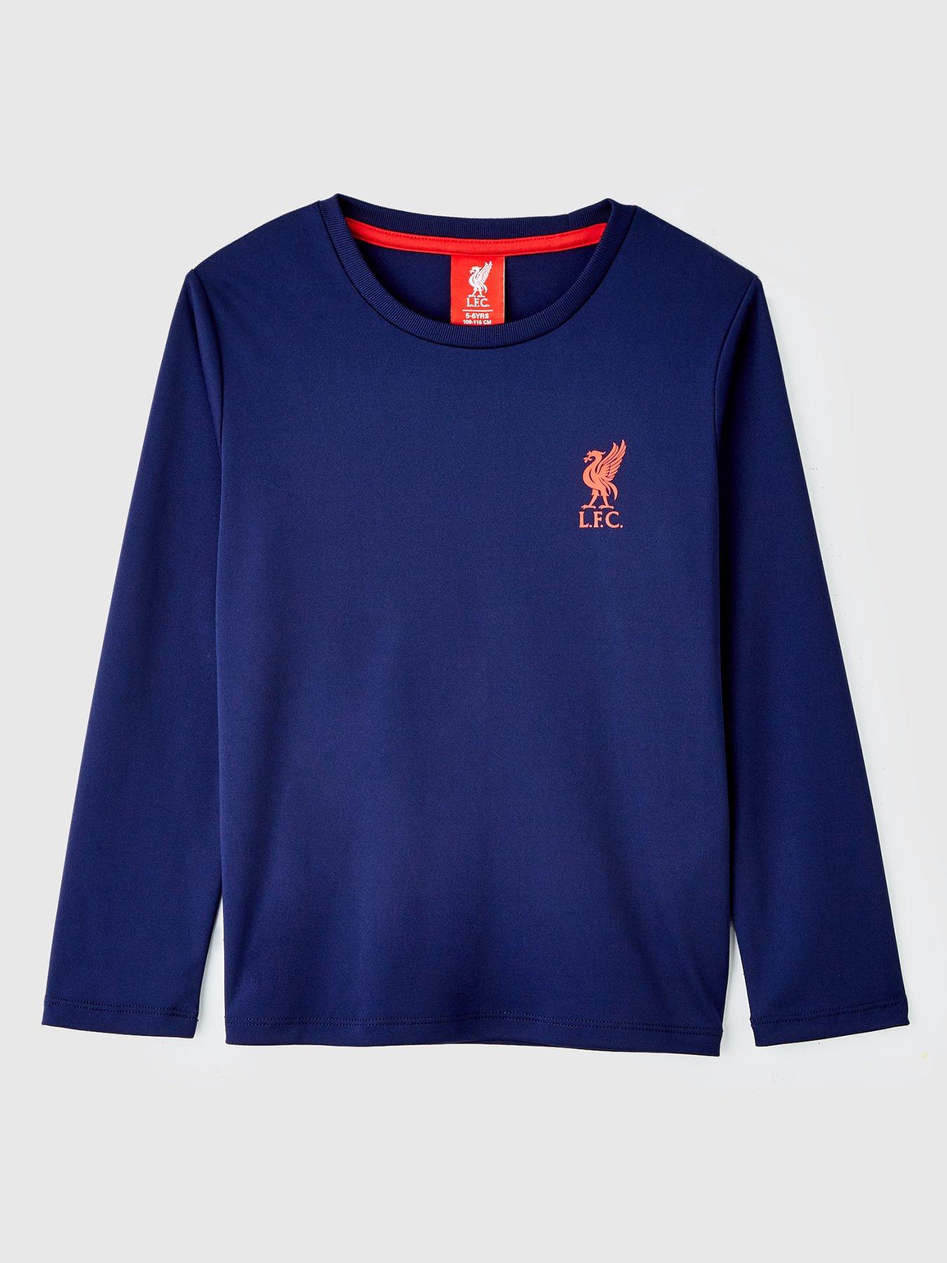 Image 1 of 4 of Liverpool FC Junior Long Sleeve Top - Navy