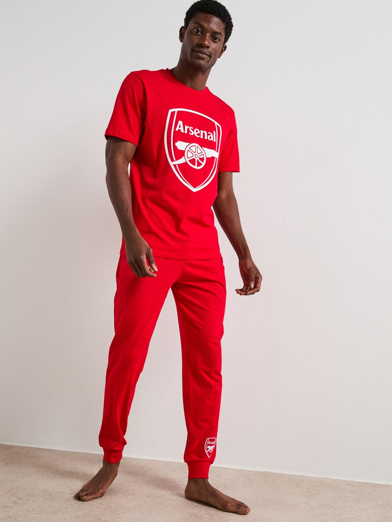 undefined FC Mens Short Sleeve Pyjama Set - Red