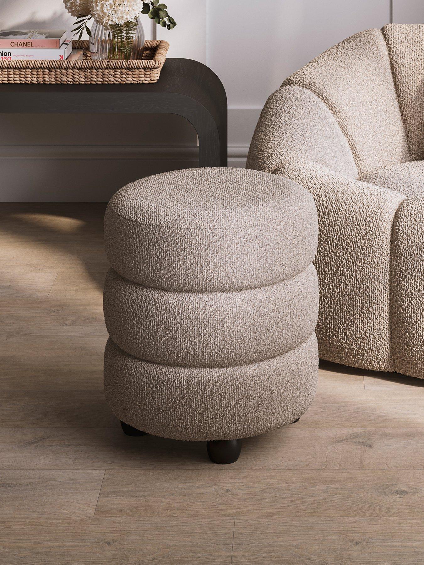 LPD Home Emi Pouffe - Buff