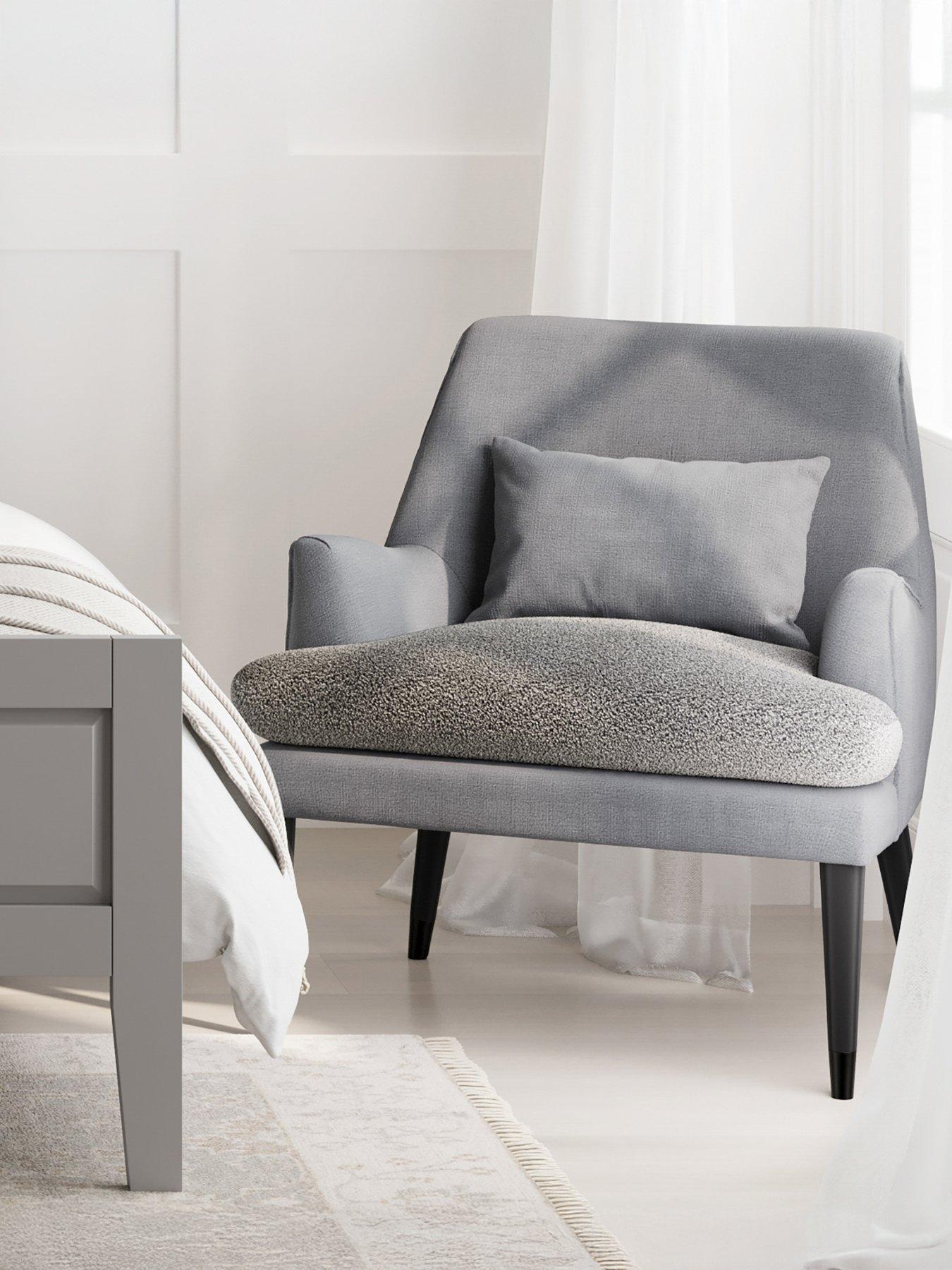 undefined Montana Accent Chair - Soft Grey