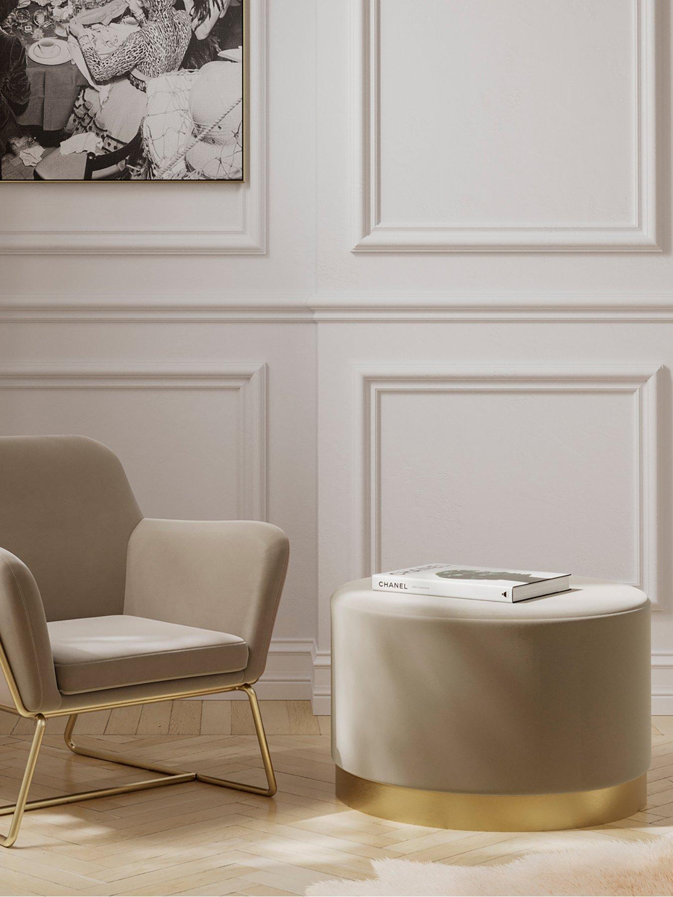 LPD Home Lara Pouffe - Beige