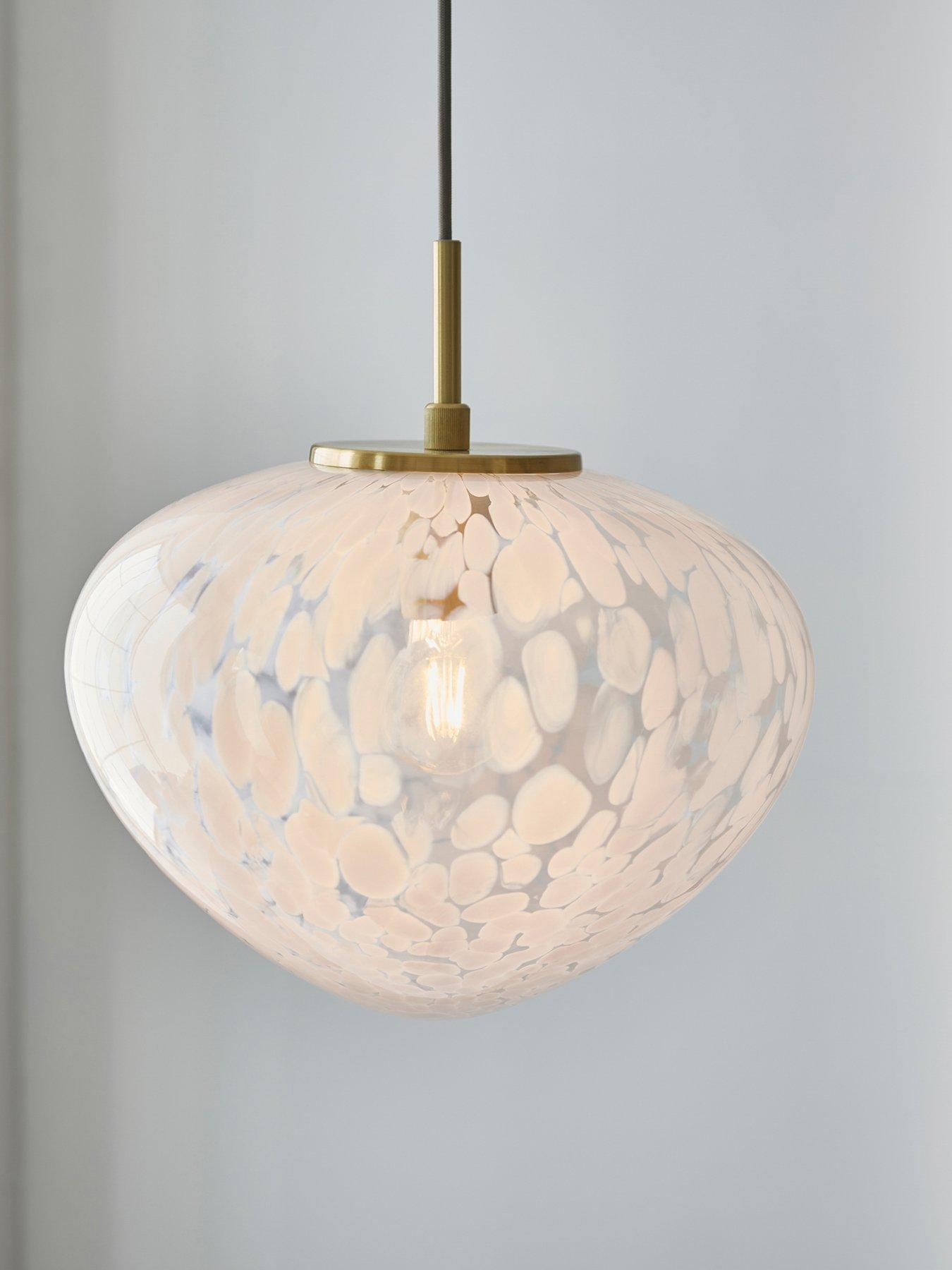 Gallery Direct Mali 1 Pendant Light Satin Brass