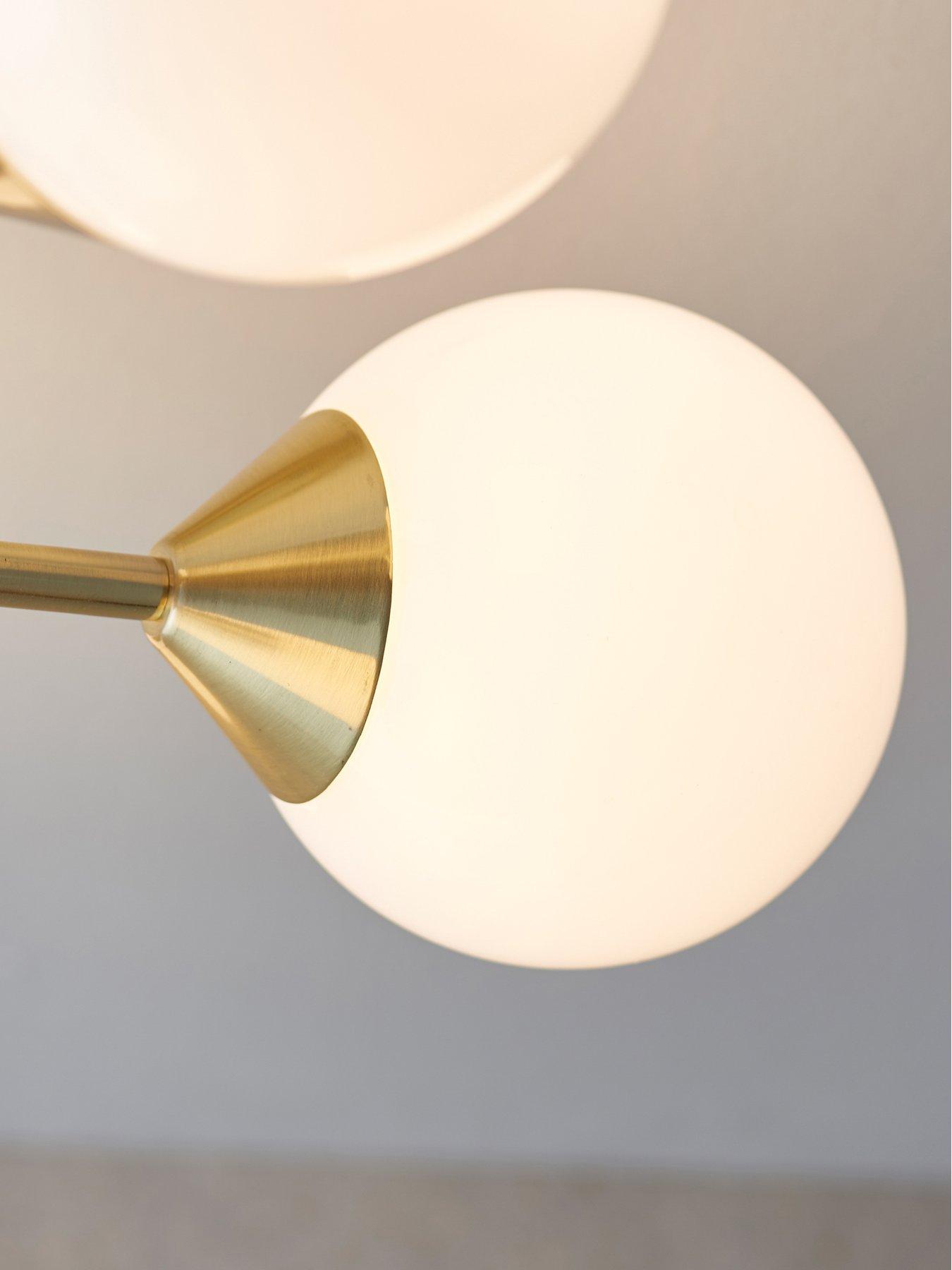 Image 4 of 5 of Gallery Direct Oscar 6 Ceiling Light Brushed Gold