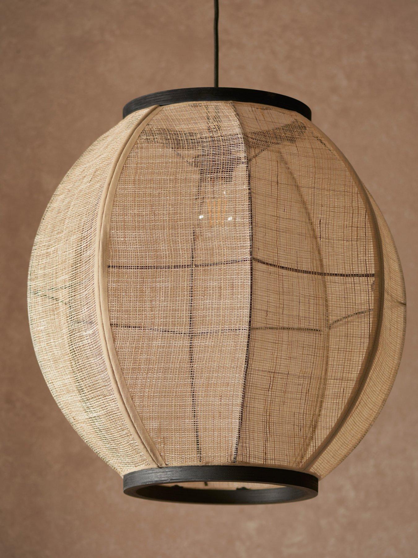 Gallery Direct Zaire 1 Pendant Light 600x1695x470mm