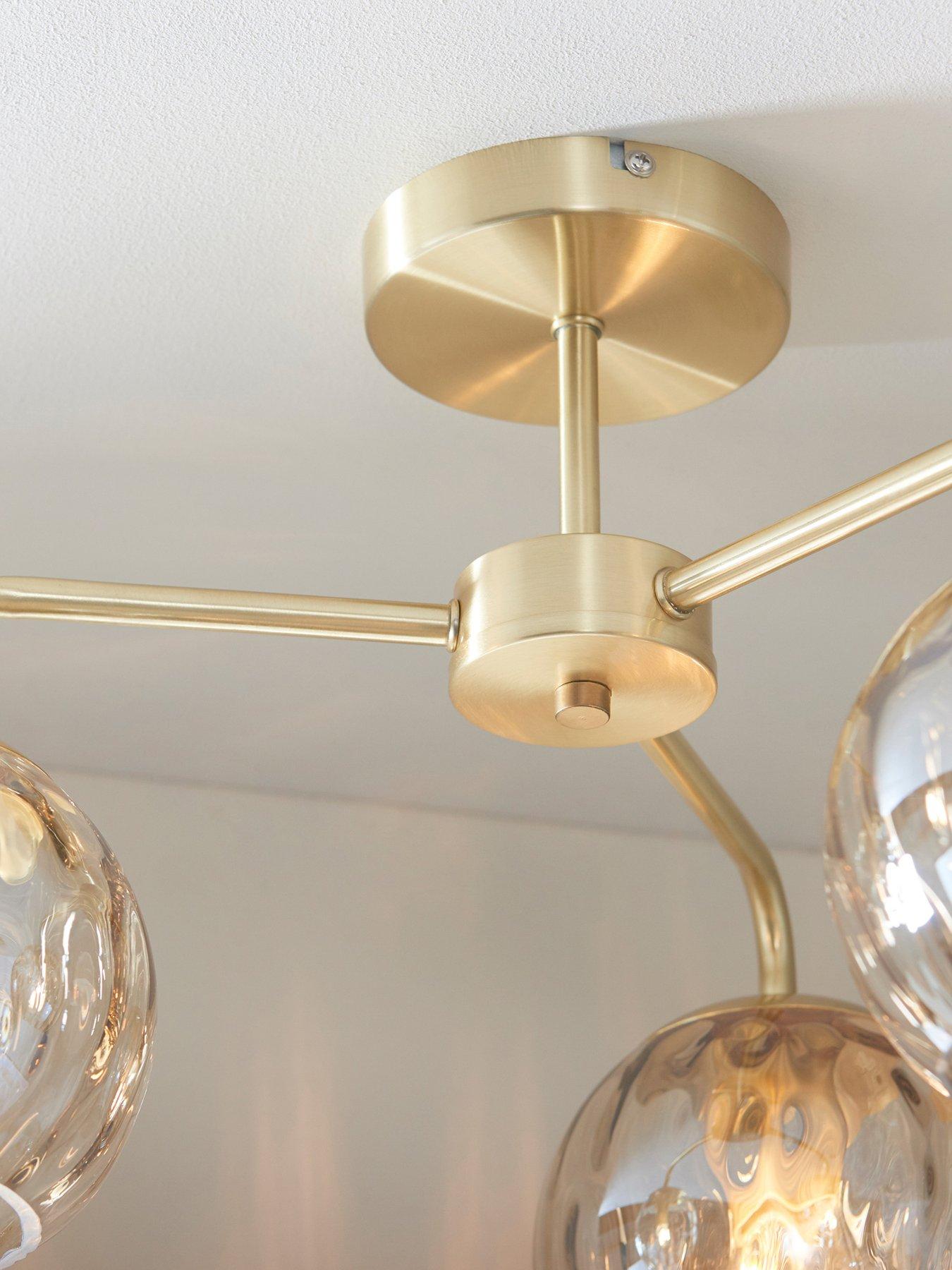 Image 3 of 6 of Gallery Direct Dimple 3 Ceiling Light