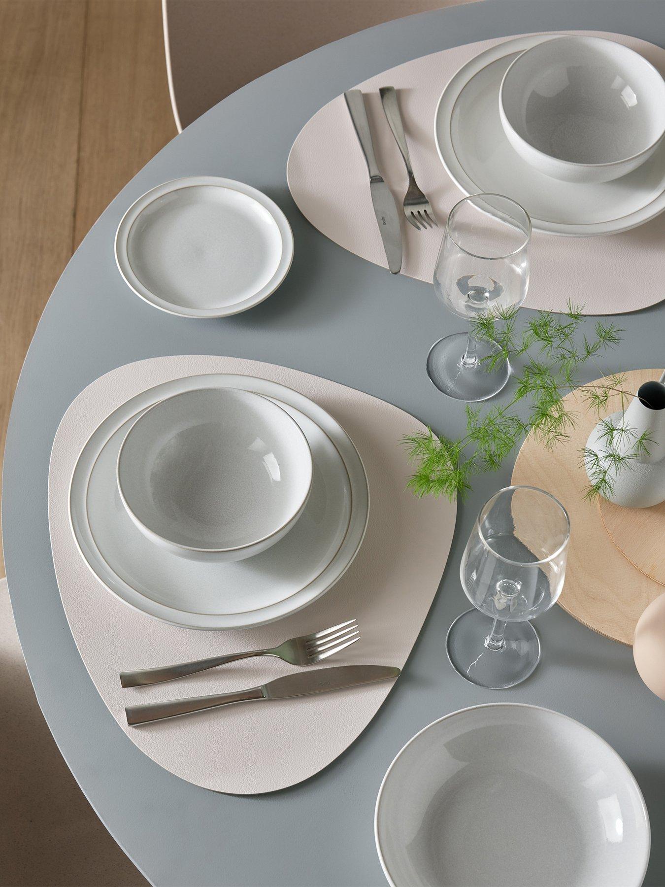 Denby Cotton White 12-Piece Tableware Set Very