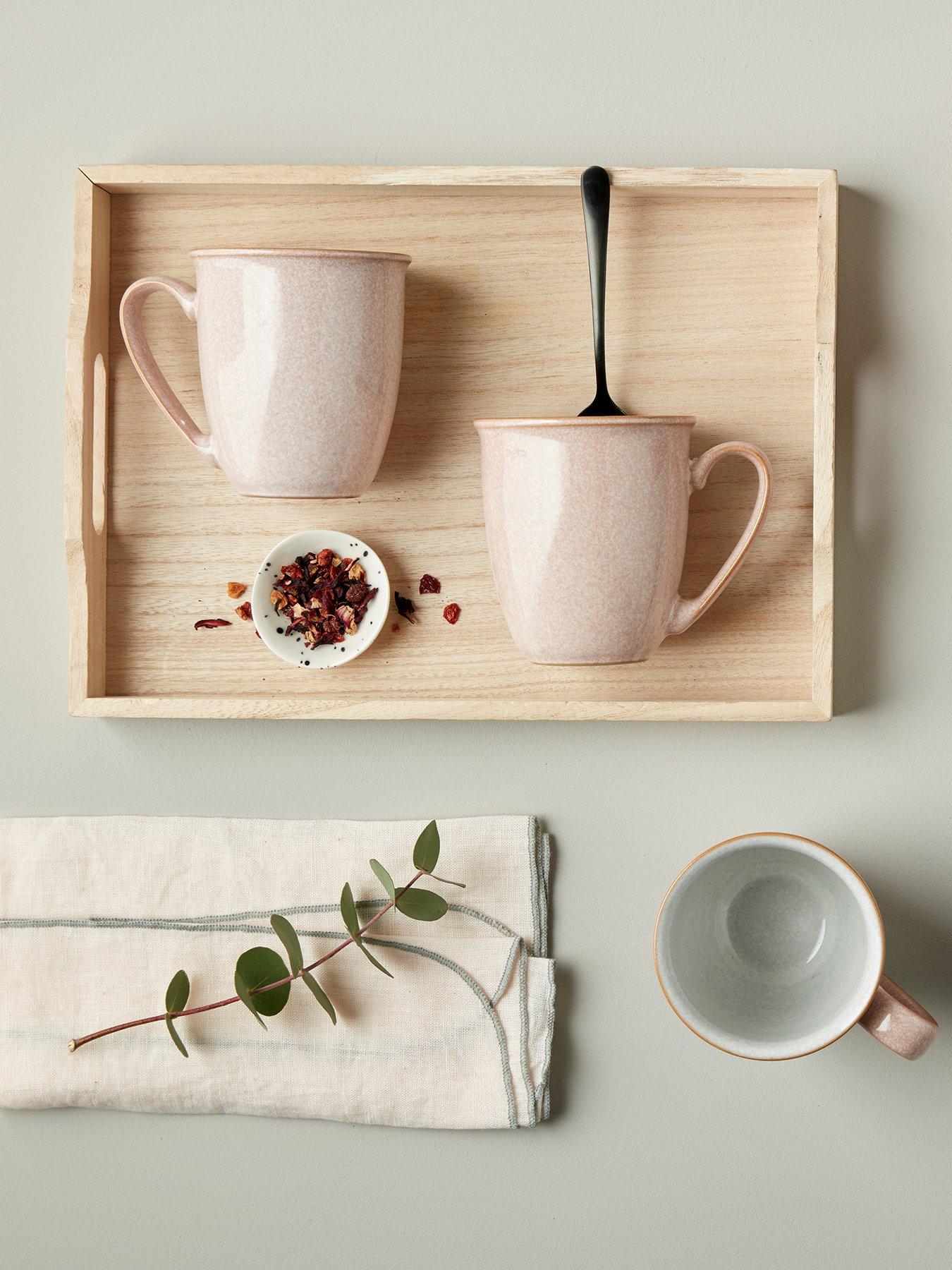 Denby Elements Sorbet Set Of 4 Coffee Mugs