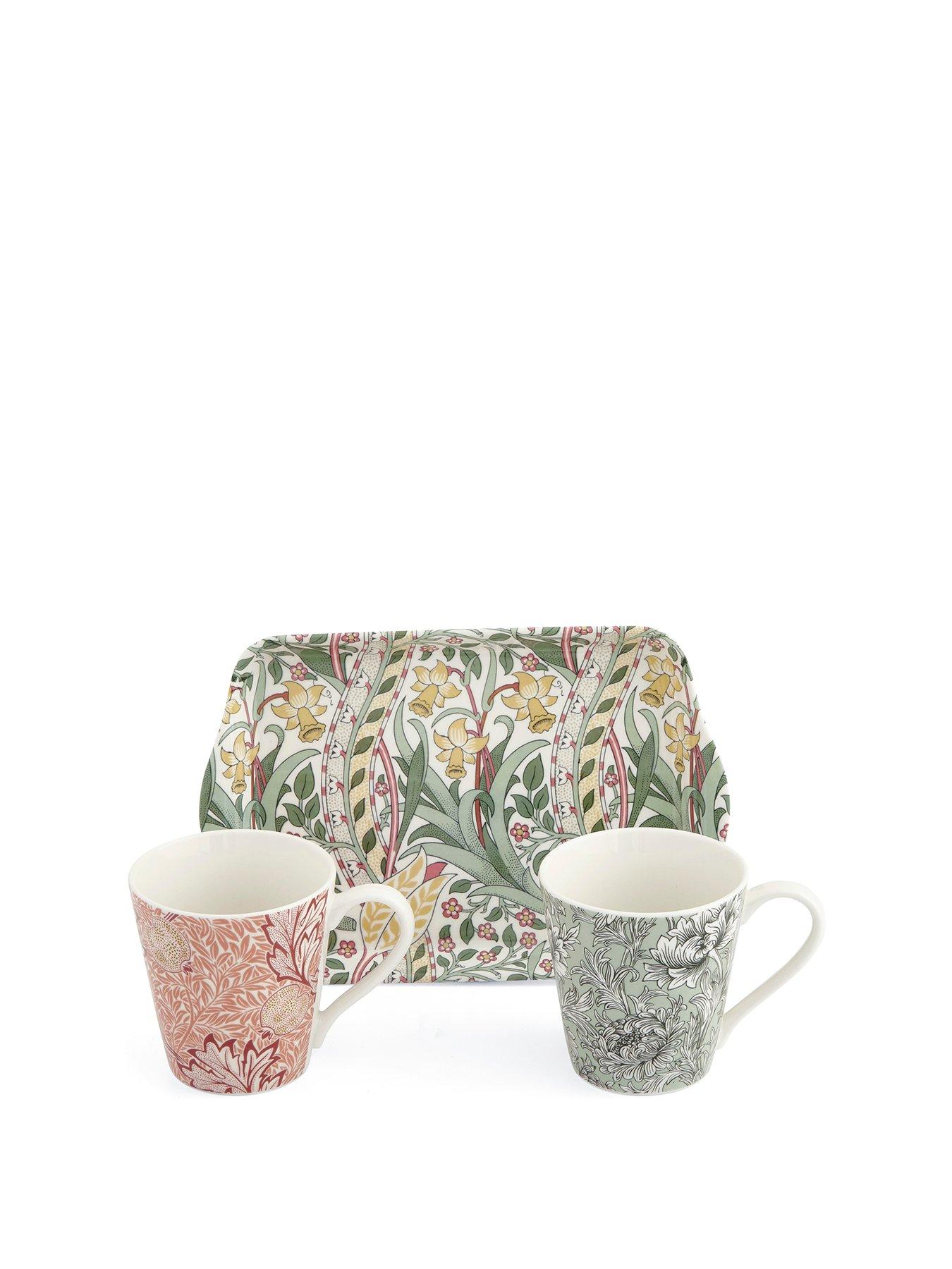 Image 2 of 5 of Morris & Co Morris&co Mugs And Tray Set