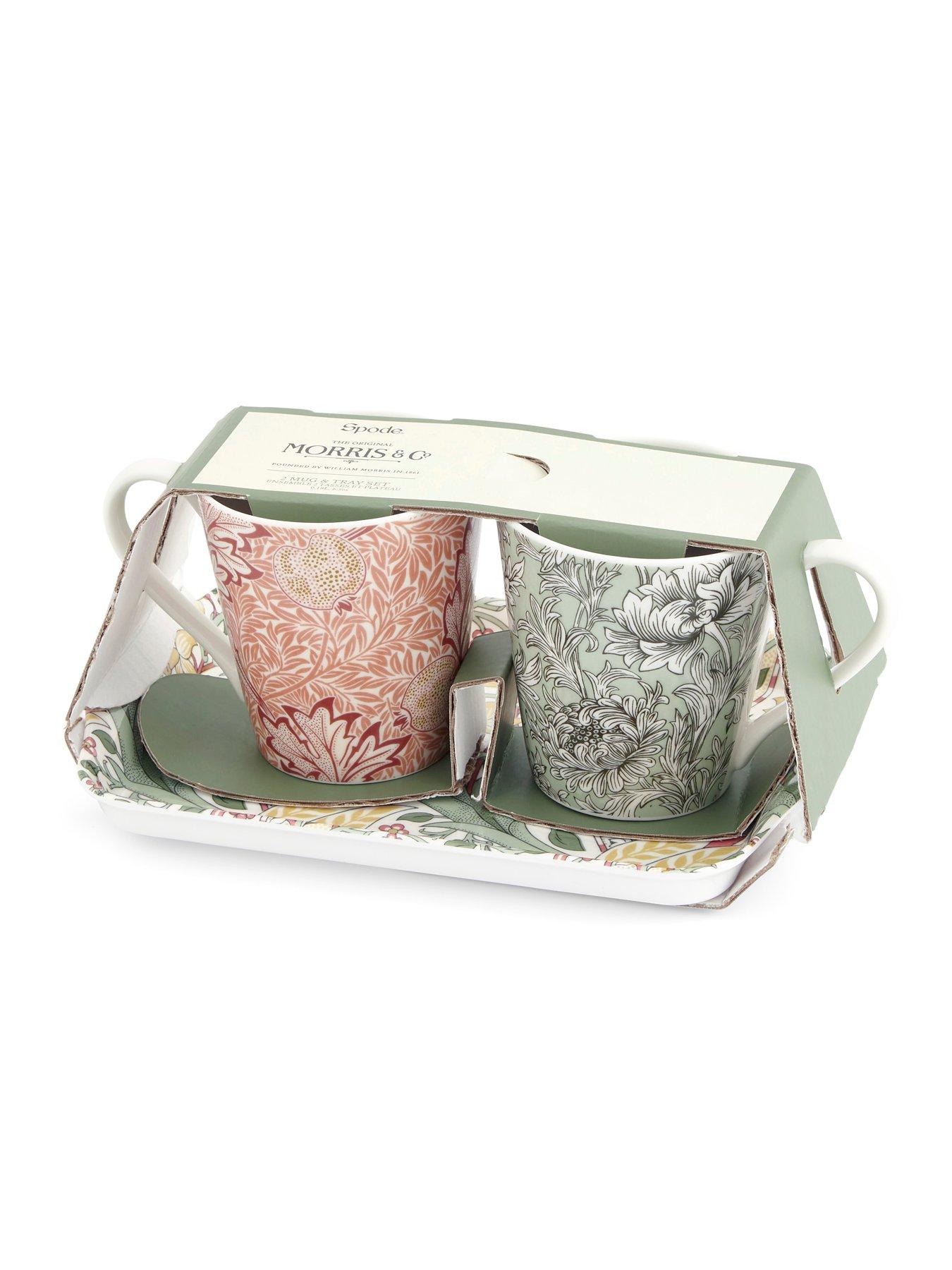 Image 5 of 5 of Morris & Co Morris&co Mugs And Tray Set
