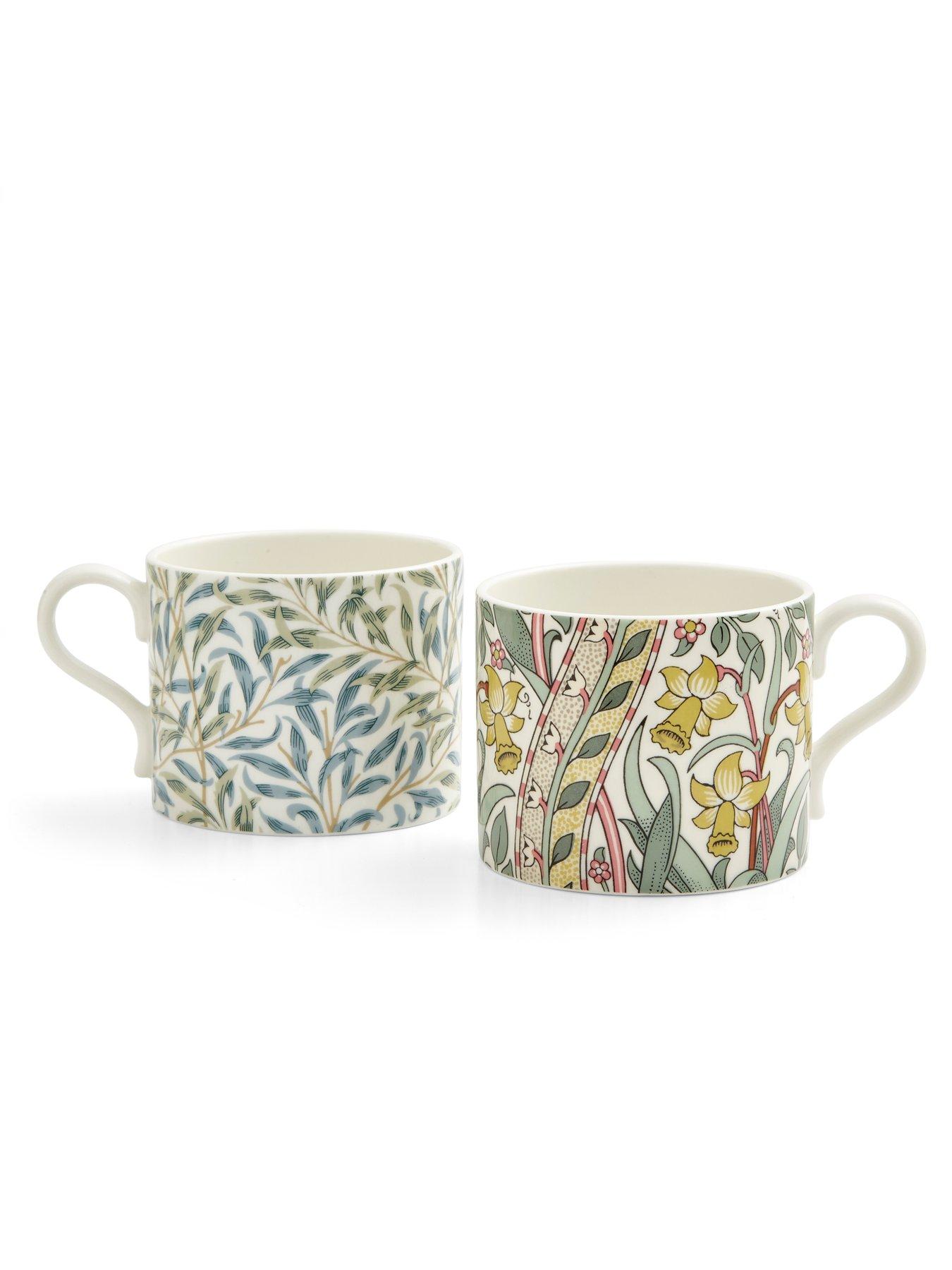 Image 3 of 6 of Morris & Co Set of 2 Mugs &ndash; Daffodil and Willow Bough