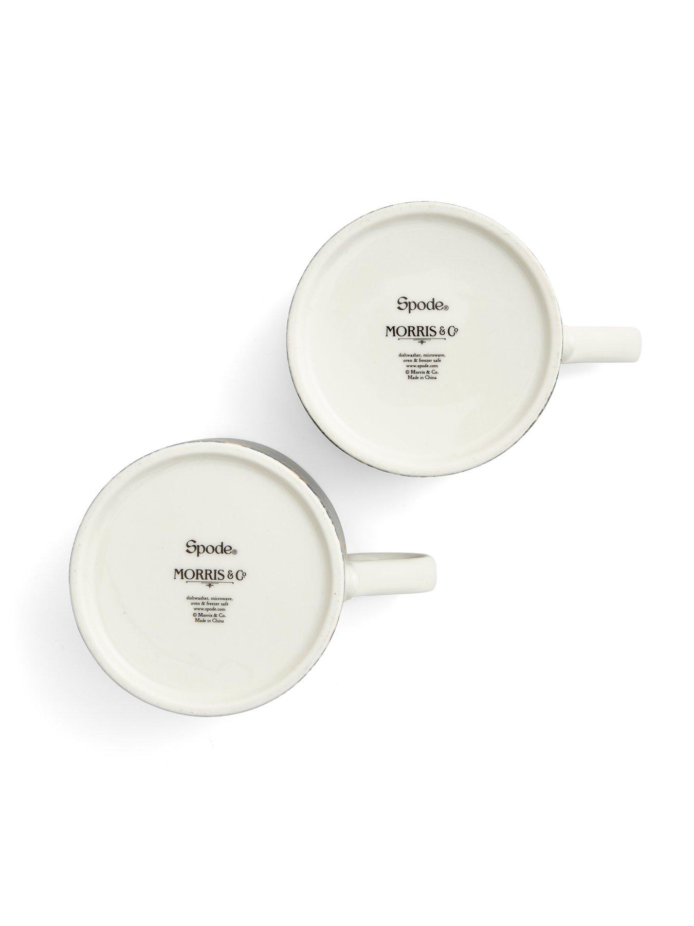 Image 4 of 6 of Morris & Co Morris&co Set Of 2 Mugs - Seaweed & Pimpernel