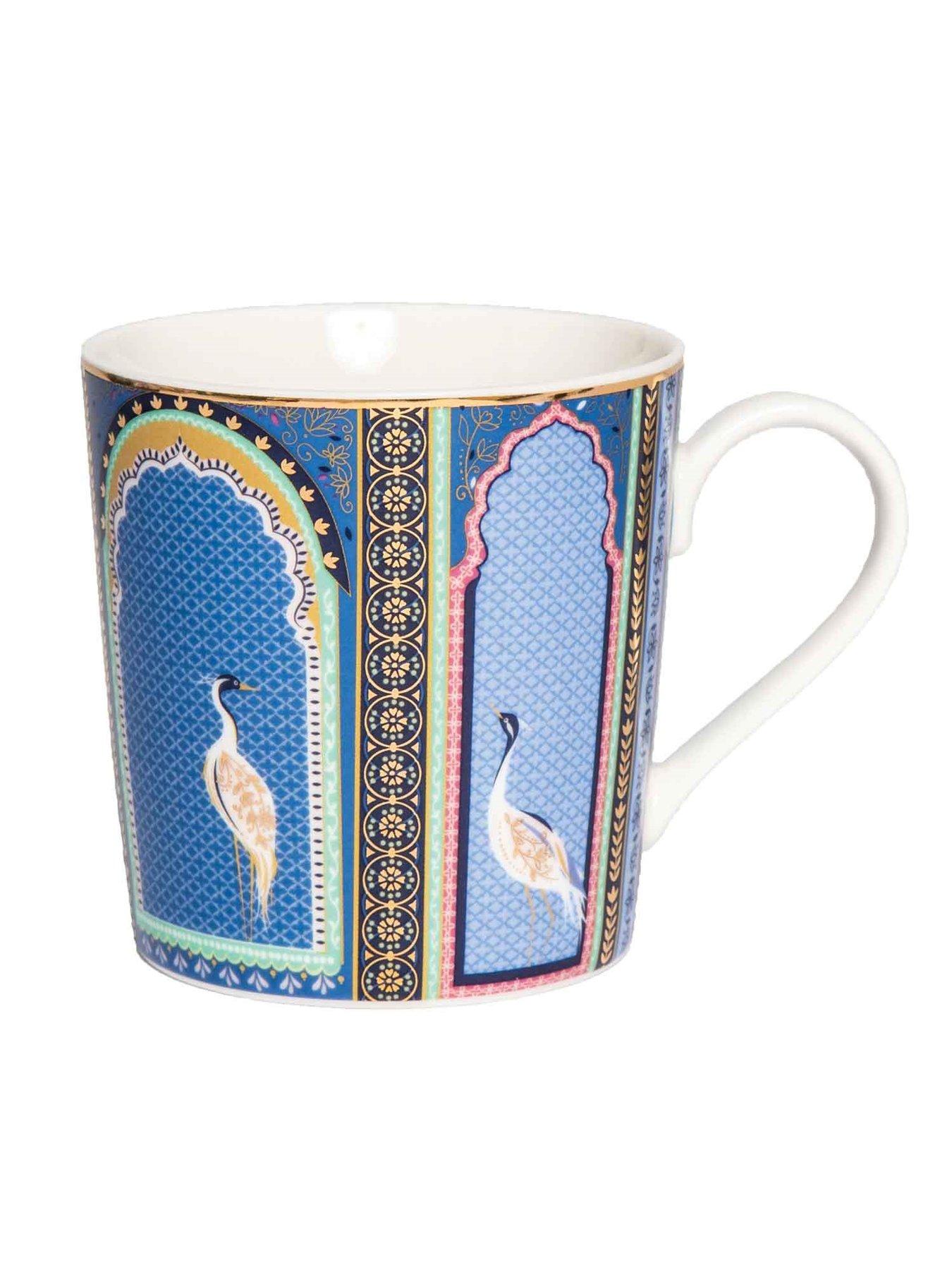 Image 3 of 7 of Sara Miller India Collection Mugs &ndash; Set of 4