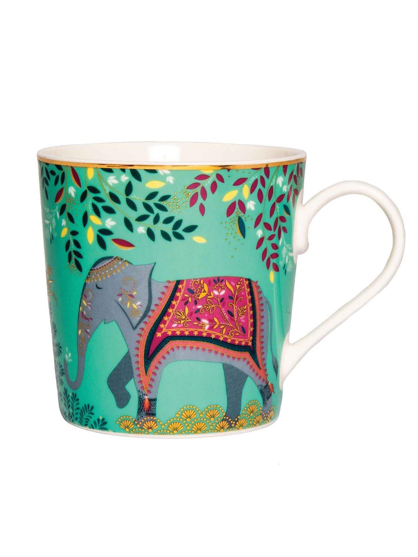 Image 5 of 7 of Sara Miller India Collection Mugs &ndash; Set of 4