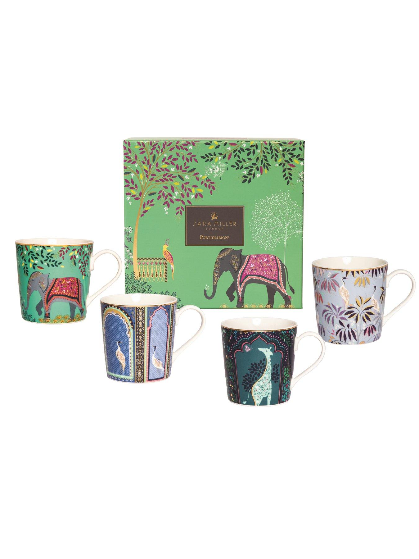 Image 7 of 7 of Sara Miller India Collection Mugs &ndash; Set of 4