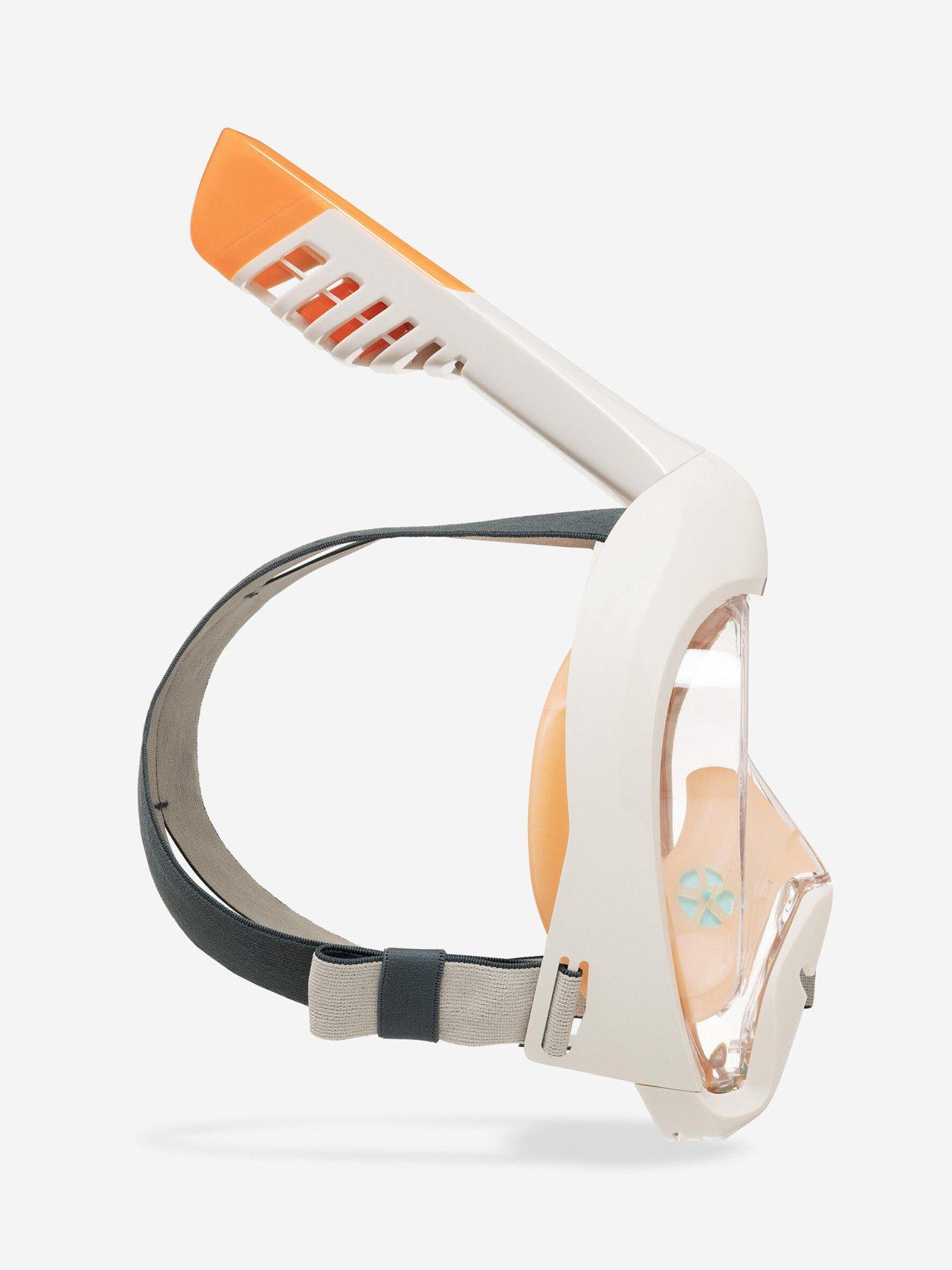 Image 3 of 7 of Decathlon Kids Easybreathe Surface Mask XS (6-10 years) - Orange