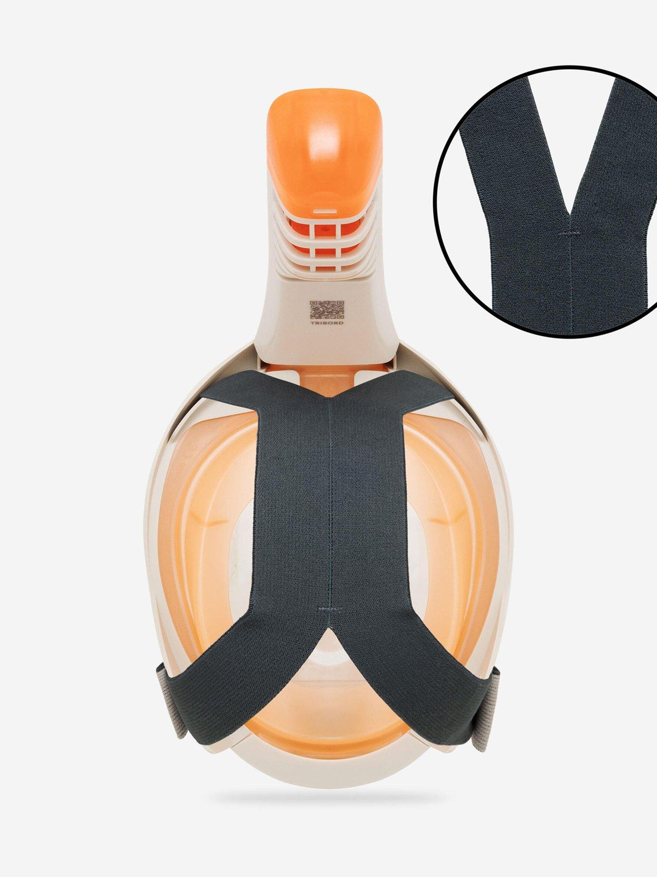 Image 4 of 7 of Decathlon Kids Easybreathe Surface Mask XS (6-10 years) - Orange