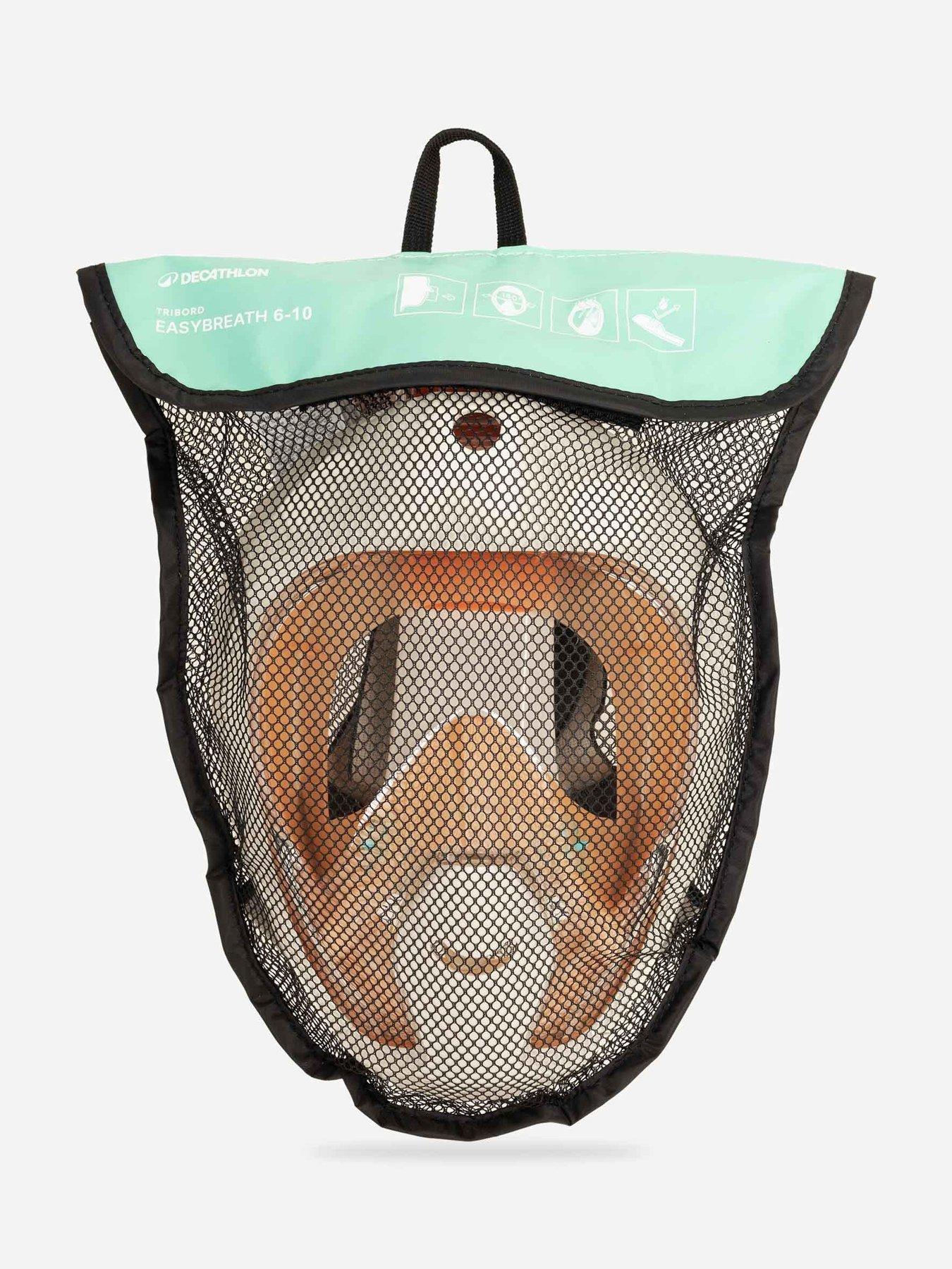 Image 7 of 7 of Decathlon Kids Easybreathe Surface Mask XS (6-10 years) - Orange