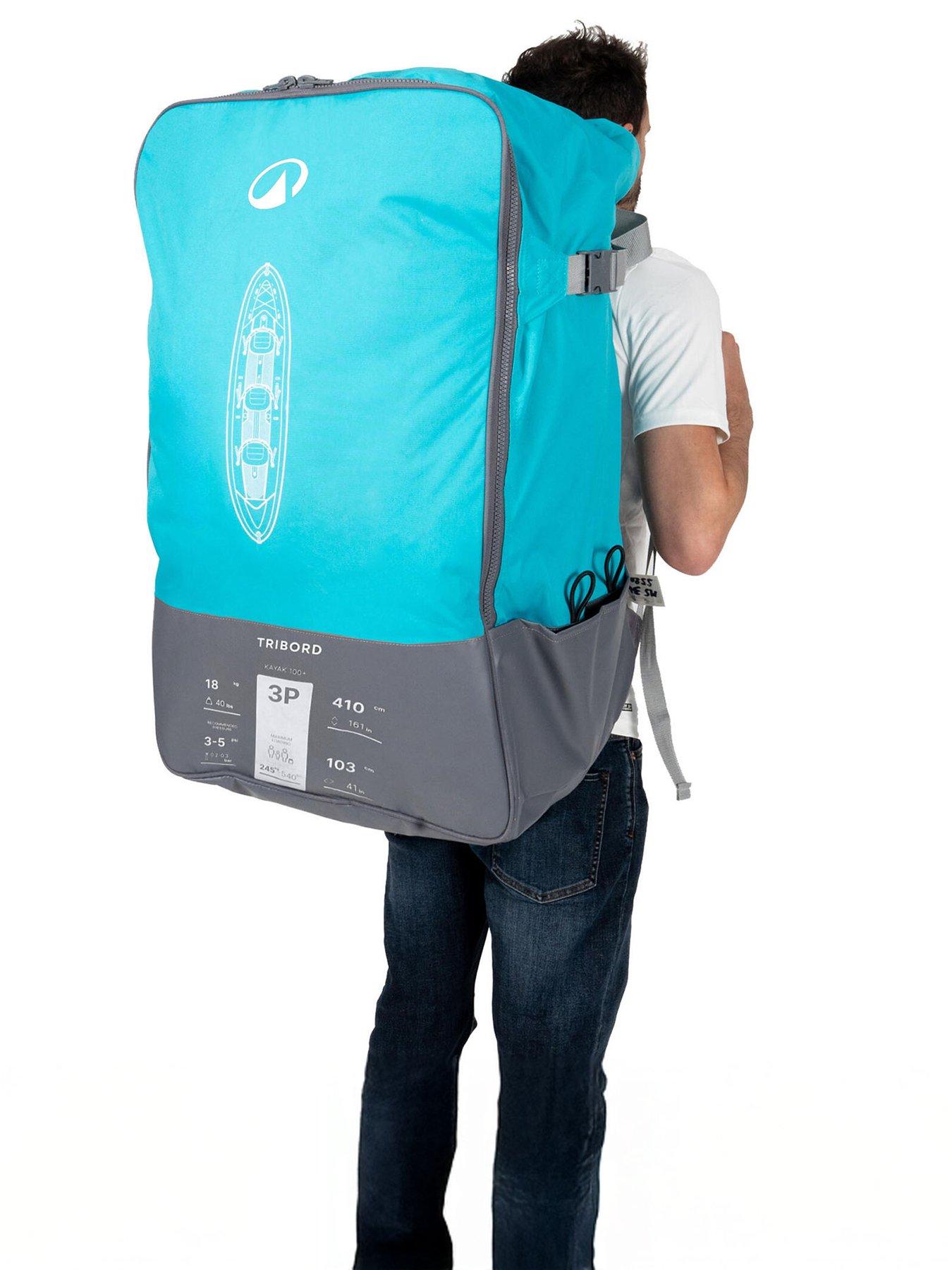 Image 4 of 7 of Decathlon Inflatable Kayak High-pressure Bottom - X100+