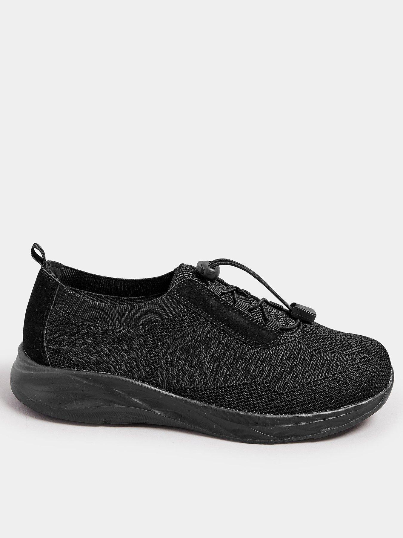 undefined Extra Wide Fit Trainer Toggle Lace Up