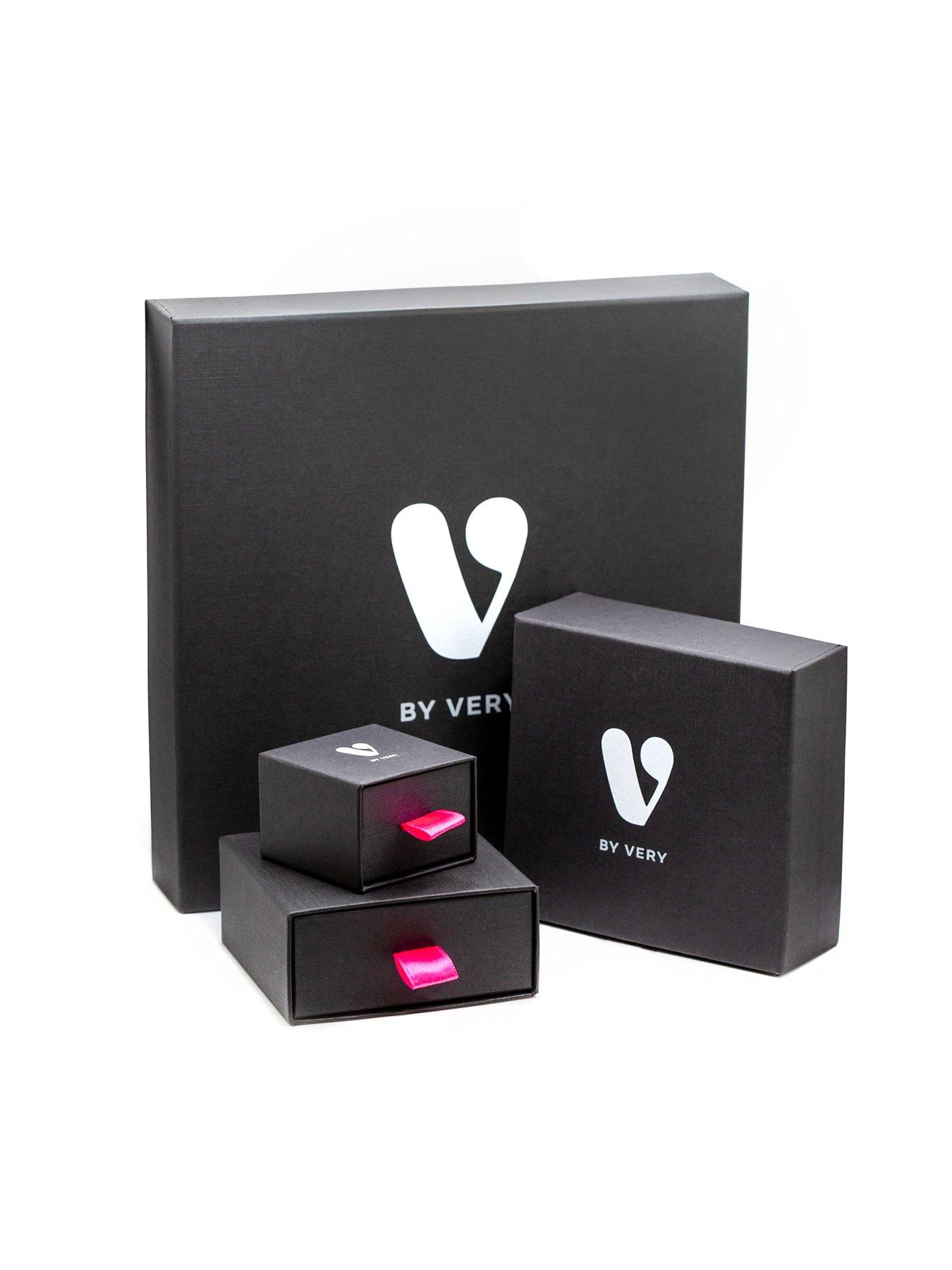 Image 5 of 5 of V by Very Gold Plated Sterling Silver Elegant Ruby CZ Studs