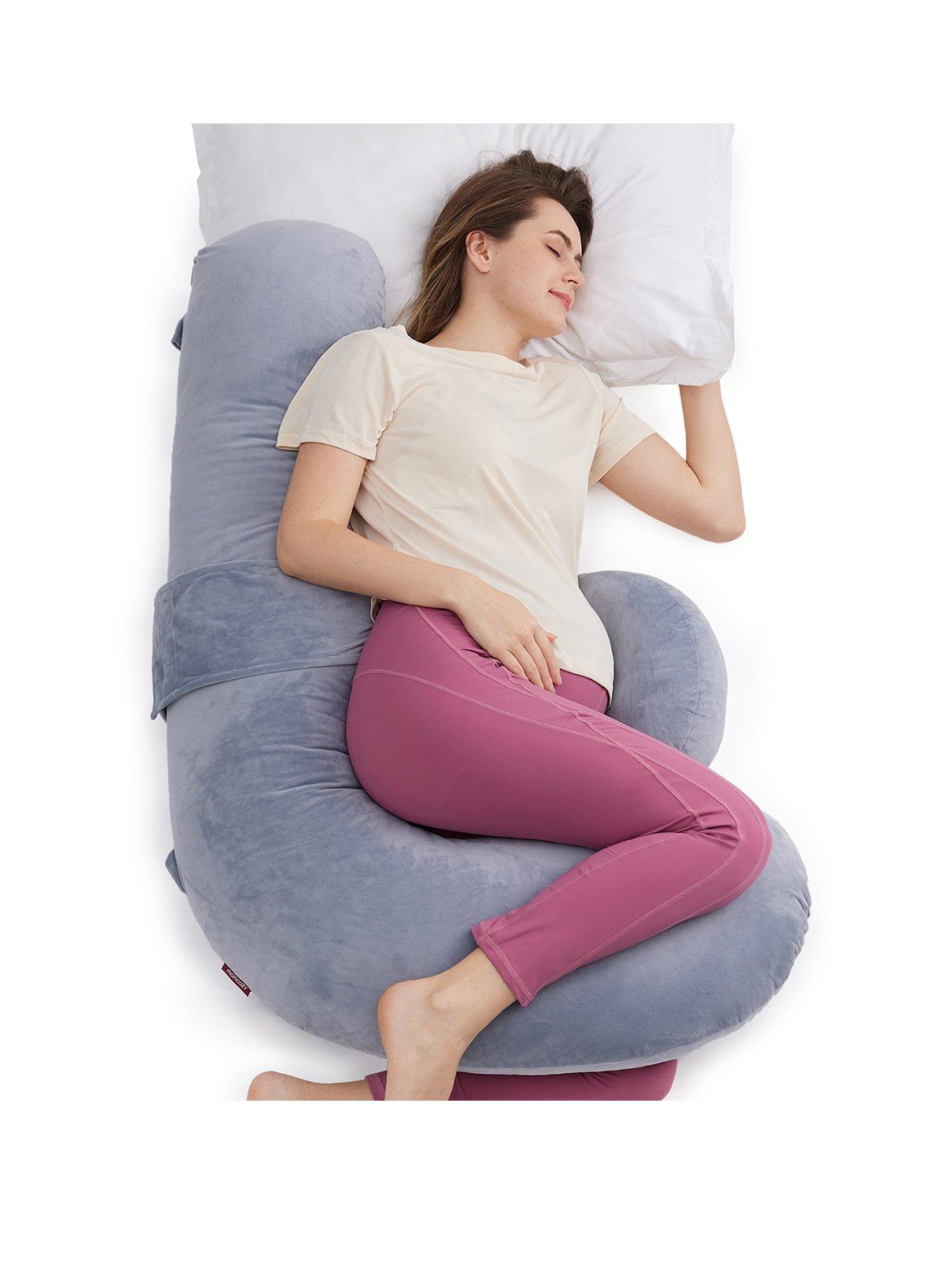 Image 2 of 6 of Momcozy F Shaped Pillow - Velvet