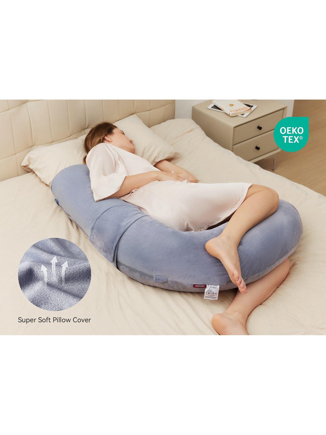Image 4 of 6 of Momcozy F Shaped Pillow - Velvet