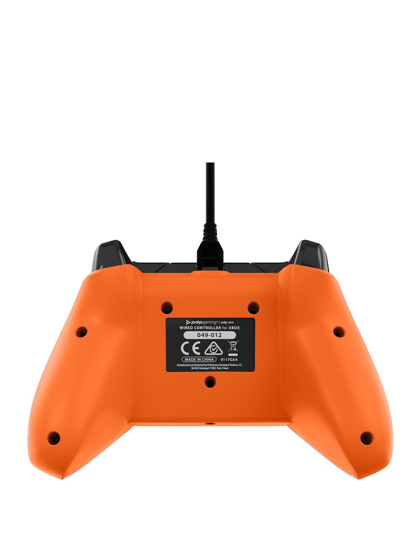 Image 2 of 5 of pdp Wired Controller - Xbox Series X - Atomic Carbon (Grey/Orange Camo)