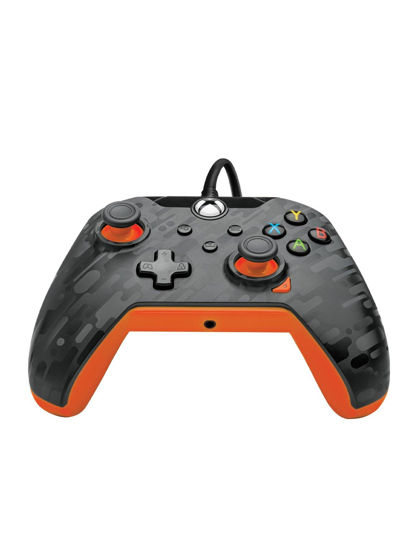 Image 4 of 5 of pdp Wired Controller - Xbox Series X - Atomic Carbon (Grey/Orange Camo)