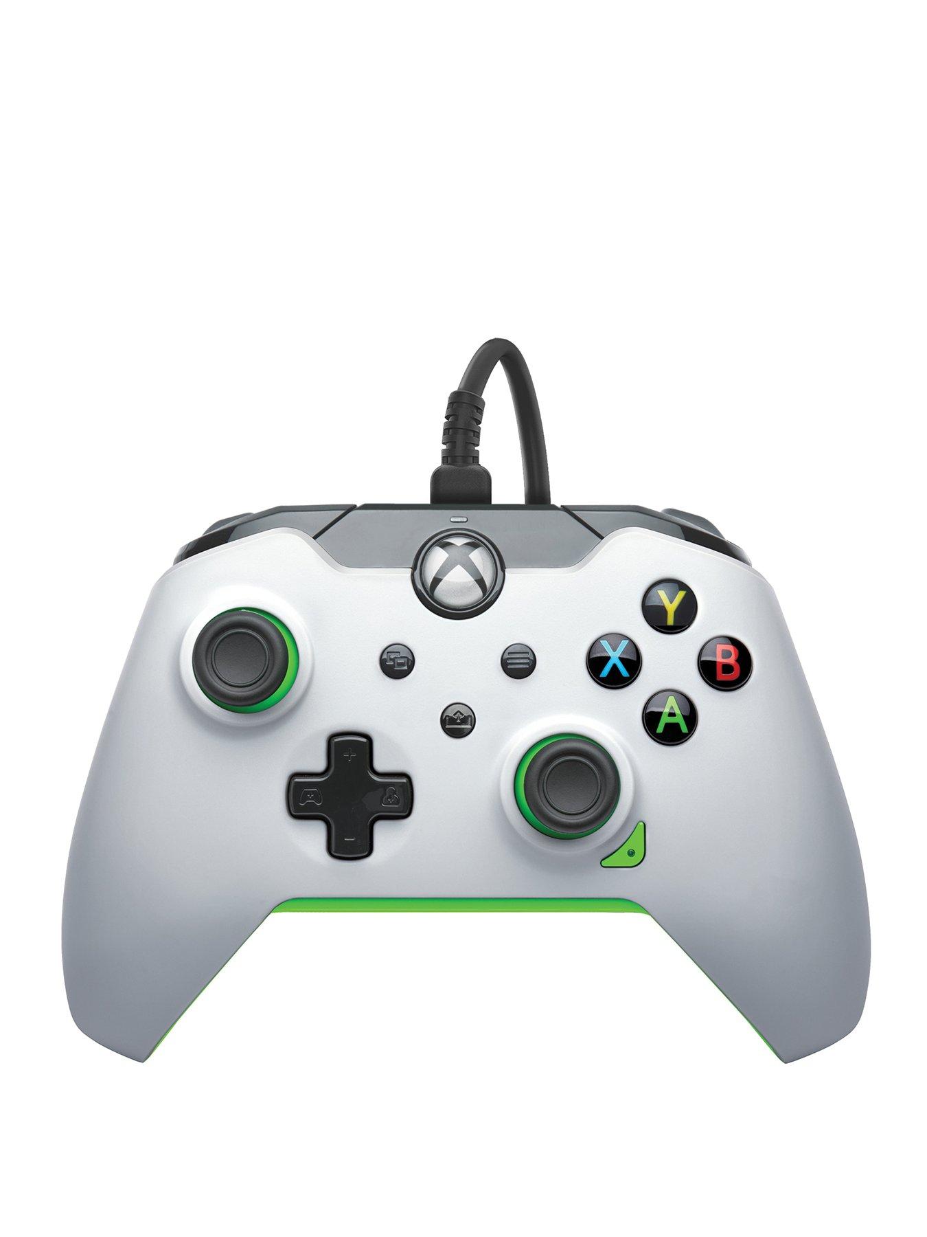 undefined Wired Controller - Xbox Series X - Neon White (White/Green)
